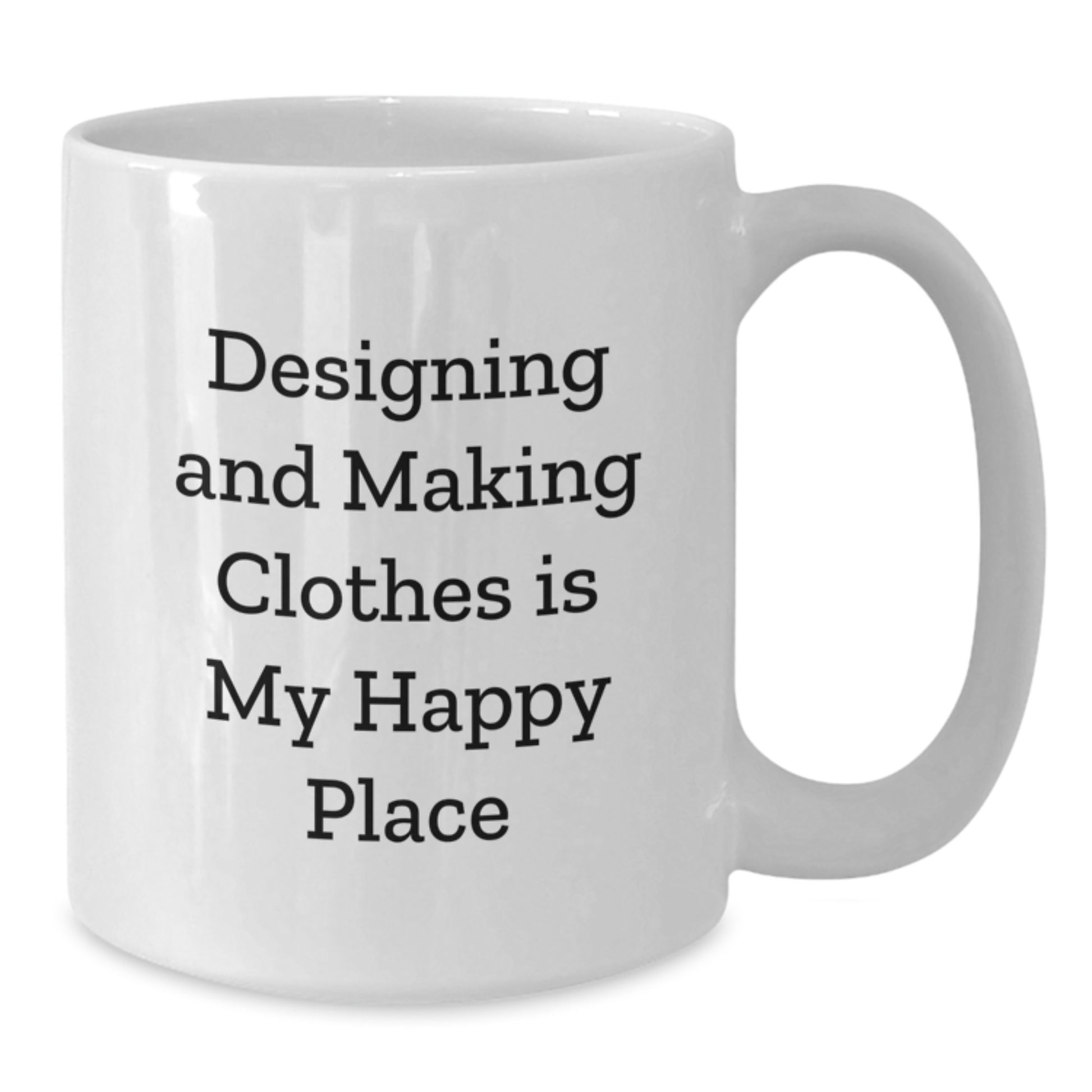 Designing and Making Clothes White Coffee Mug for Him Birthday Gift - Additional