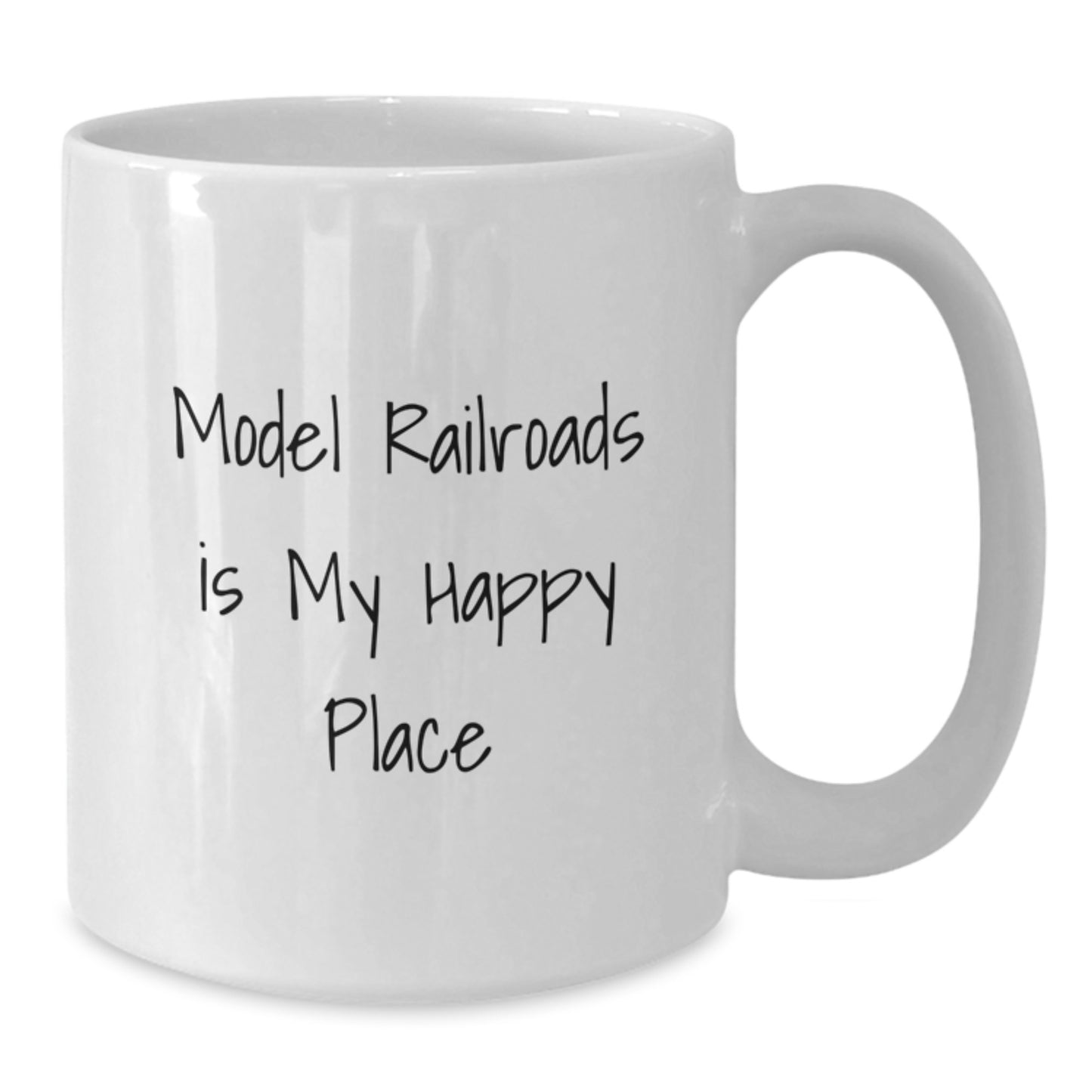 Birthday Gift Model Railroads White Coffee Mug Present for Her - Additional