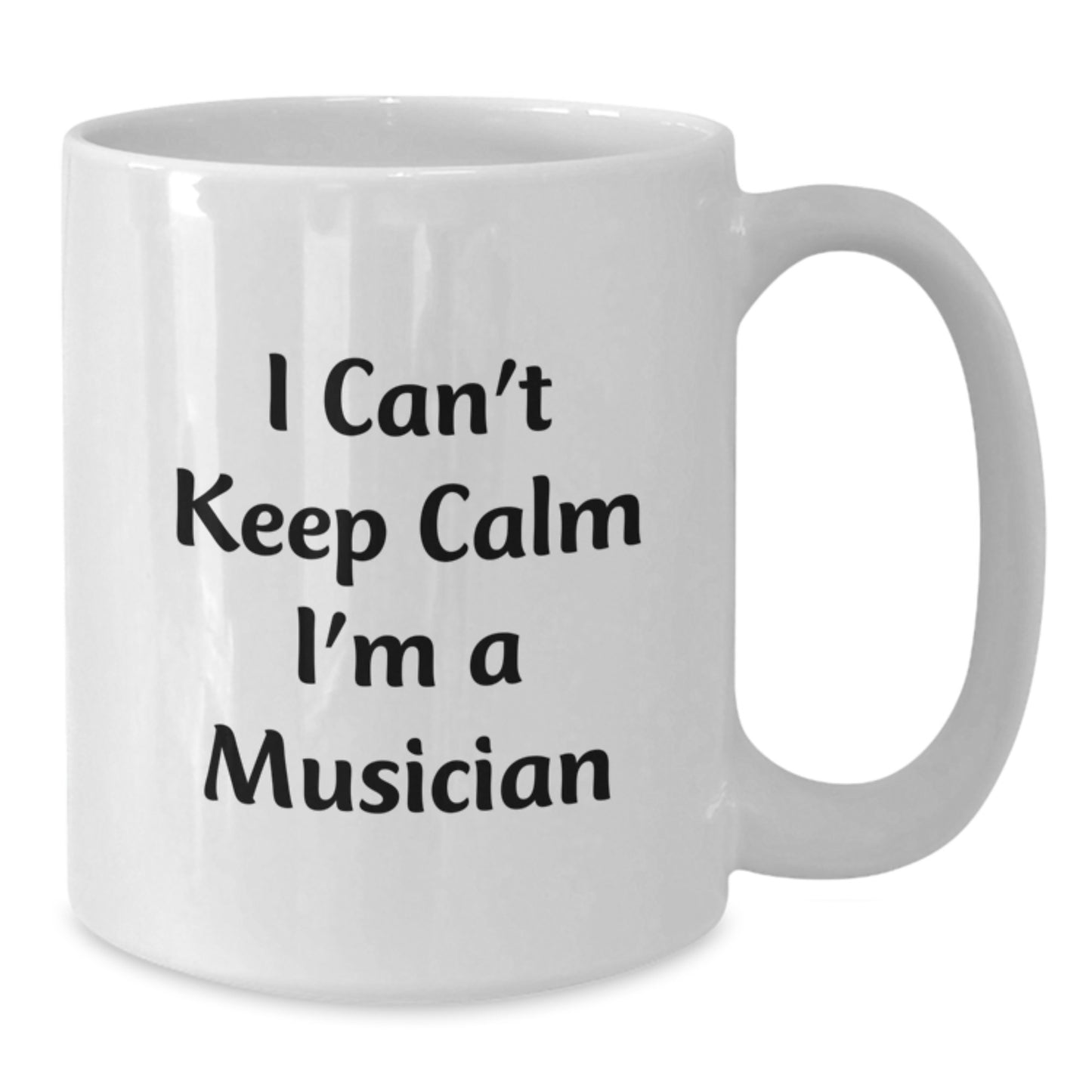 Musician Funny Mugs Gifts for Musician Friends, I Can't Keep Calm I'm A Musician, Birthday Unique Coffee Mug, Funny Musician White Coffee Mug - Additional