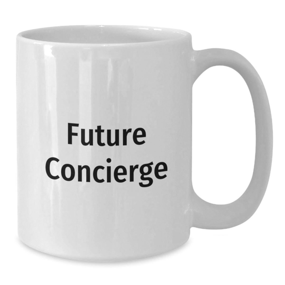 Funny Future Concierge Birthday Unique Gifts from Friends White Coffee Mug for Concierge Enthusiasts - Additional