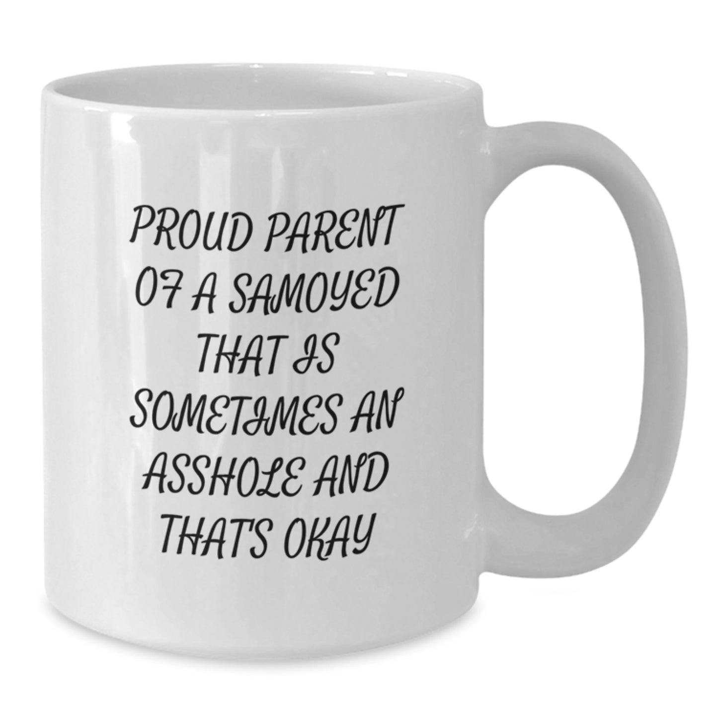 Funny Samoyed Dog White Coffee Mugs for Dad on Father's Day Unique Gifts from Family - Additional