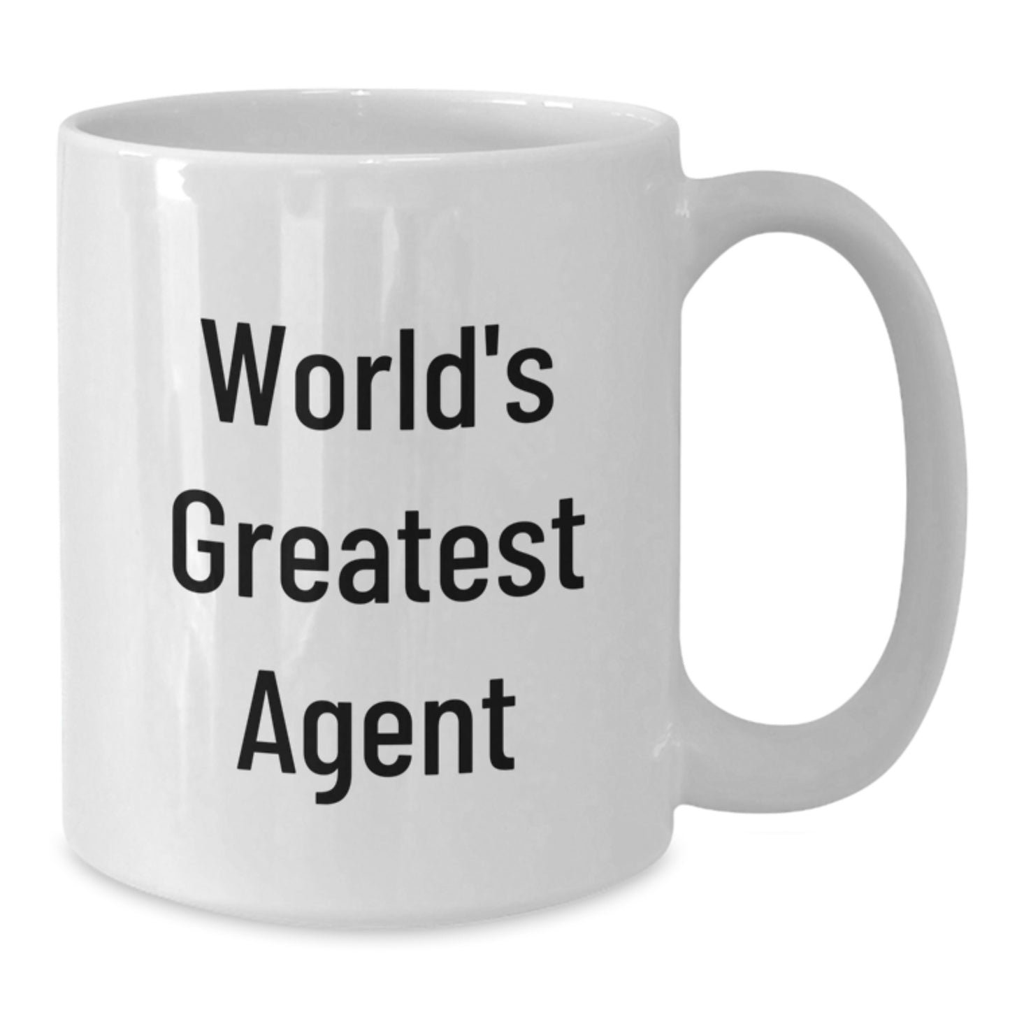 Funny Agent White Coffee Mug Gifts from Friends and Family for Agent on Father's Day - Additional