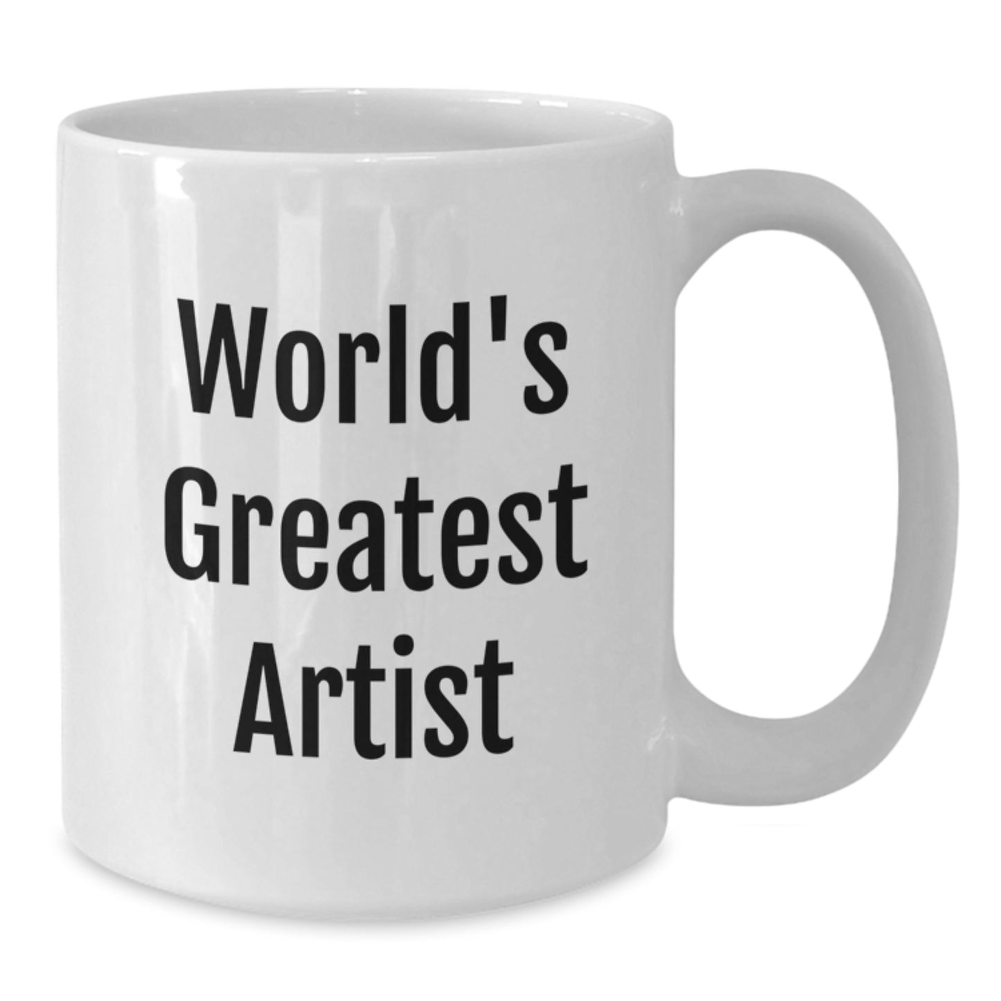 World's Greatest Artist Funny Quote White Coffee Mug Gifts from Friends, Unique Graduation Gifts for Artist Men, Women, Coworkers, Family - Additional