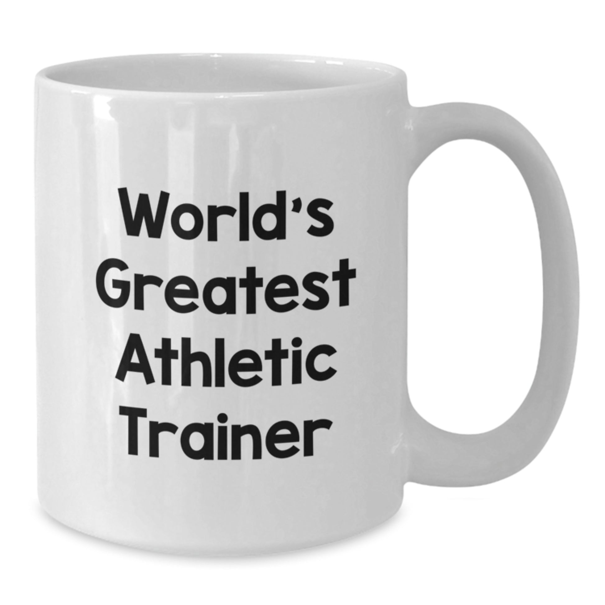 Funny Gift for Athletic Trainer Dad, White Coffee Mug with Inspirational Quote, Gifts from Family for Father's Day - Additional