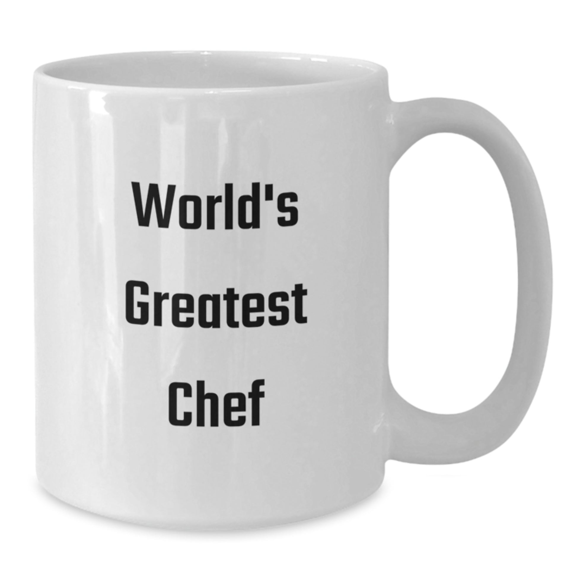 Funny Quote White Coffee Mug Gifts from Men to the World's Greatest Chef on Mother's Day Unique Gifts - Additional