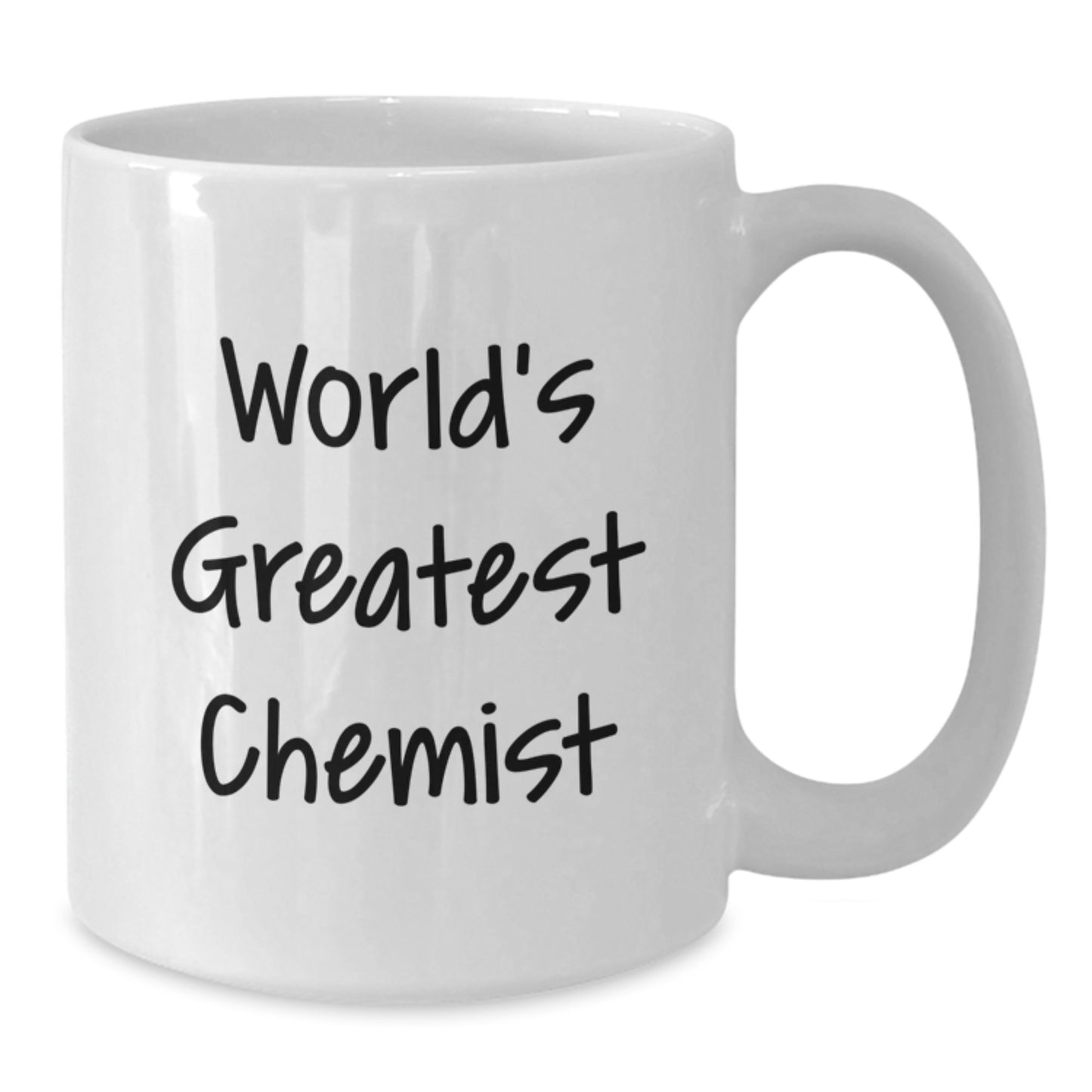 Funny Chemist Gifts from Family or Friends for Mother's Day Unique White Coffee Mug - 'World's Greatest Chemist' - Additional