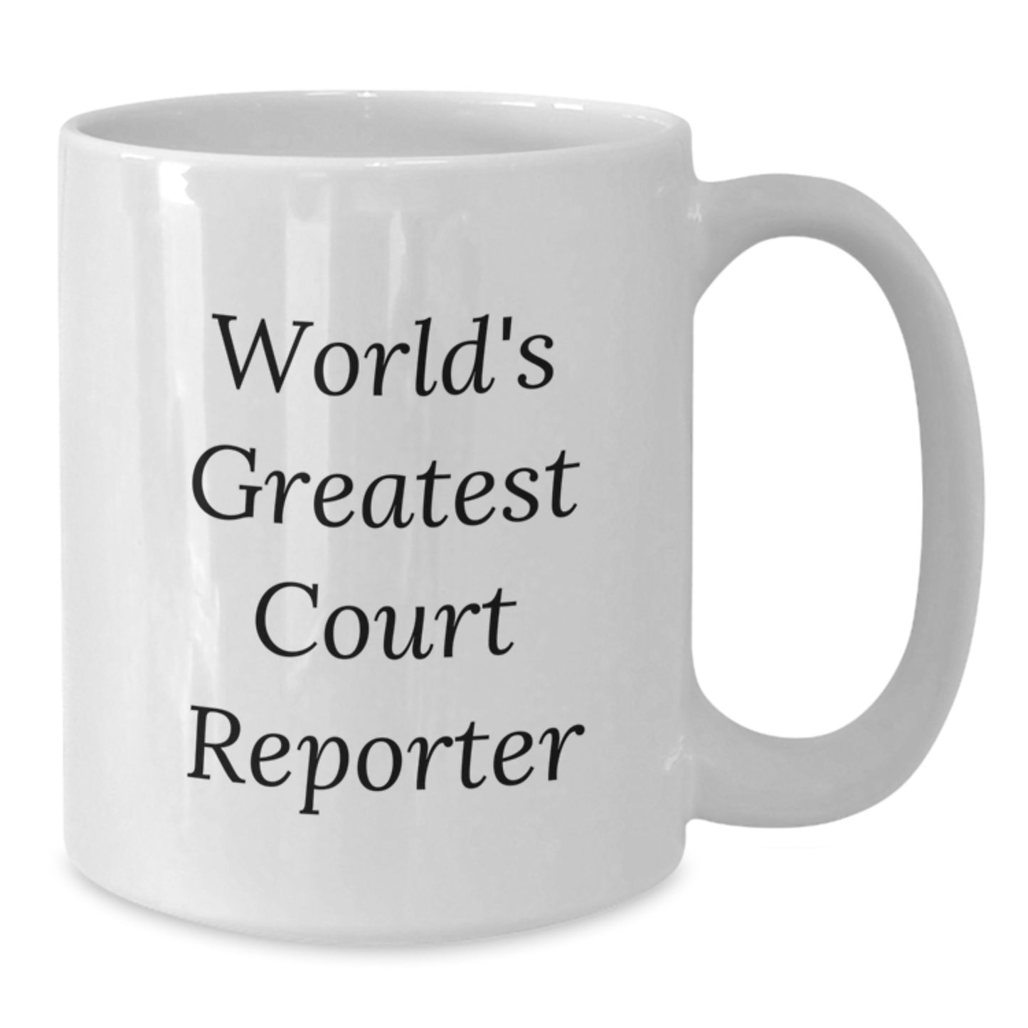 Funny Court Reporter Gifts for Court Reporter Dad on Father's Day - White Coffee Mug - Court Reporter Humor White Coffee Mug - Additional