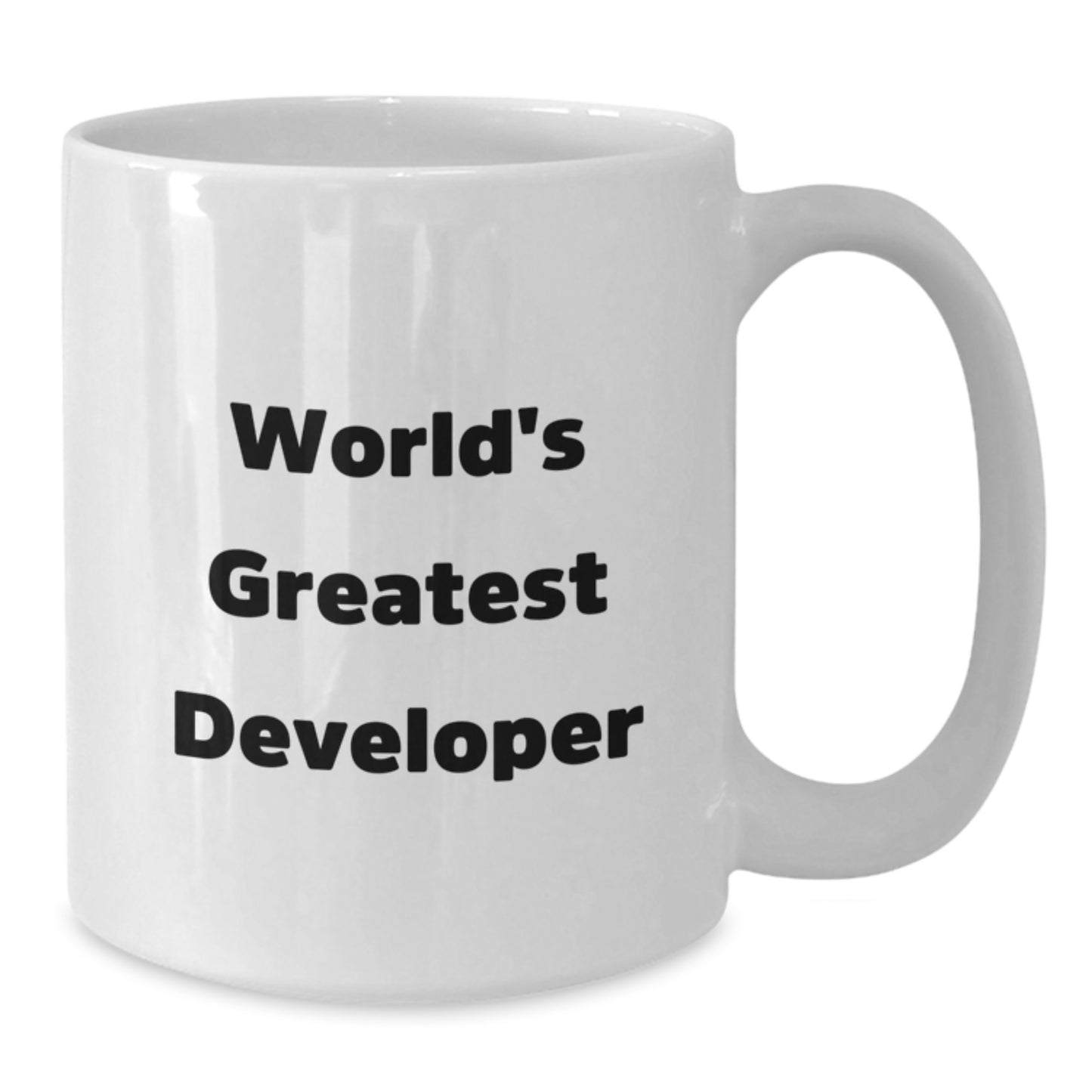 Developer Novelty White Coffee Mug Birthday Gift for Friends - Additional