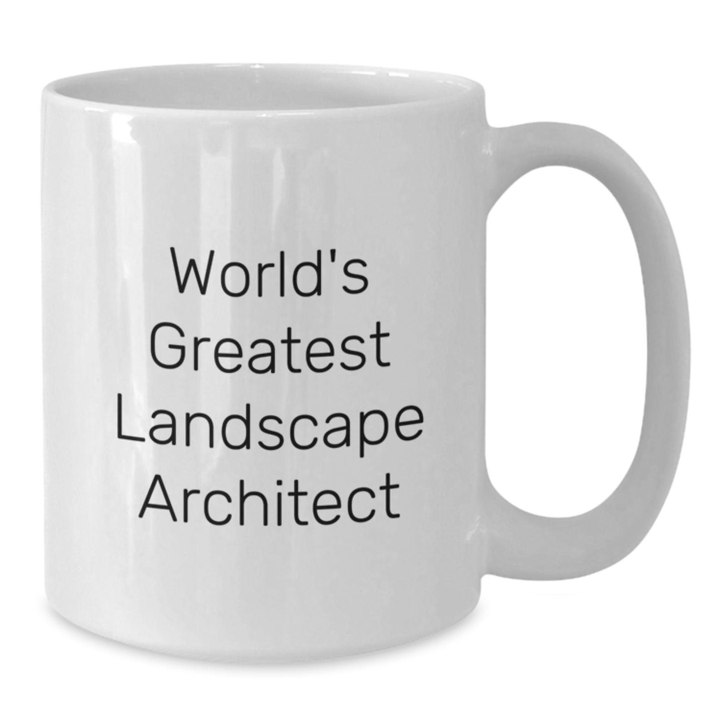 Funny World's Greatest Landscape Architect White Coffee Mug Gifts for Landscape Architects Graduation Unique Gifts from Men - Additional