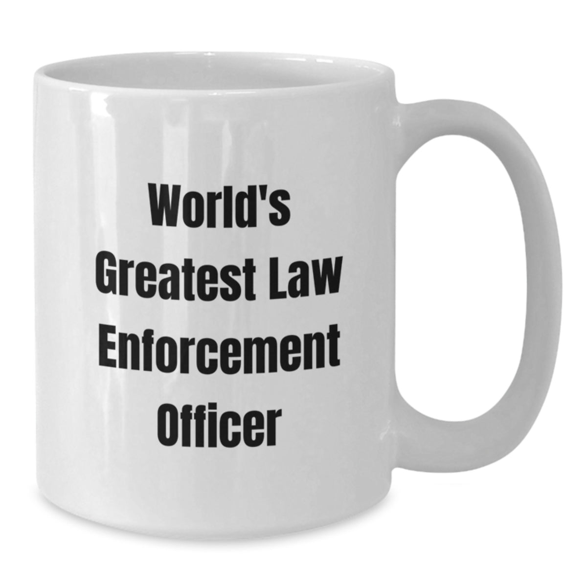 Law Enforcement Officer Gift for Him - World's Greatest Keepsake Coffee - Additional