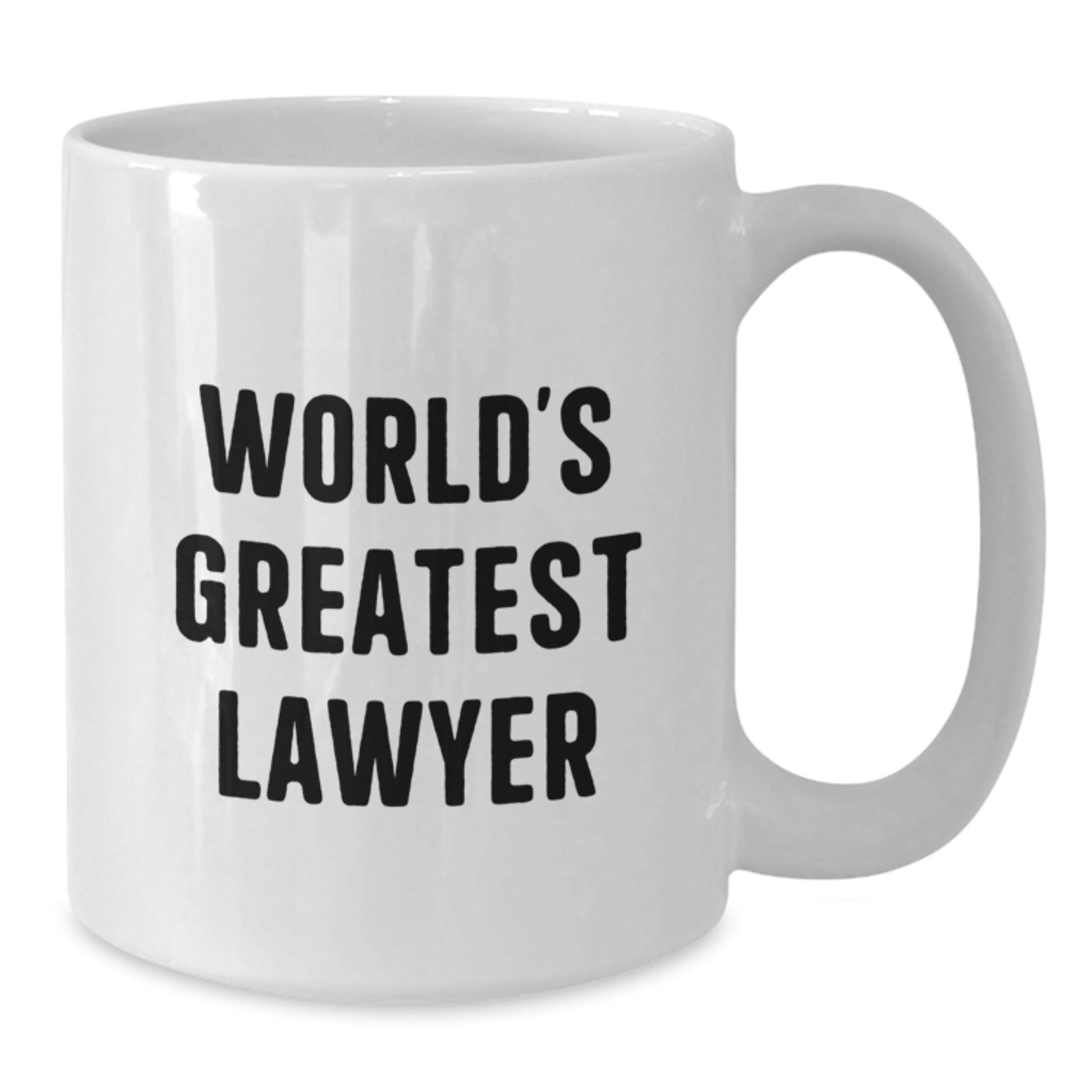 Birthday Gift for Her Lawyer White Coffee Mug – World's Greatest Lawyer - Additional