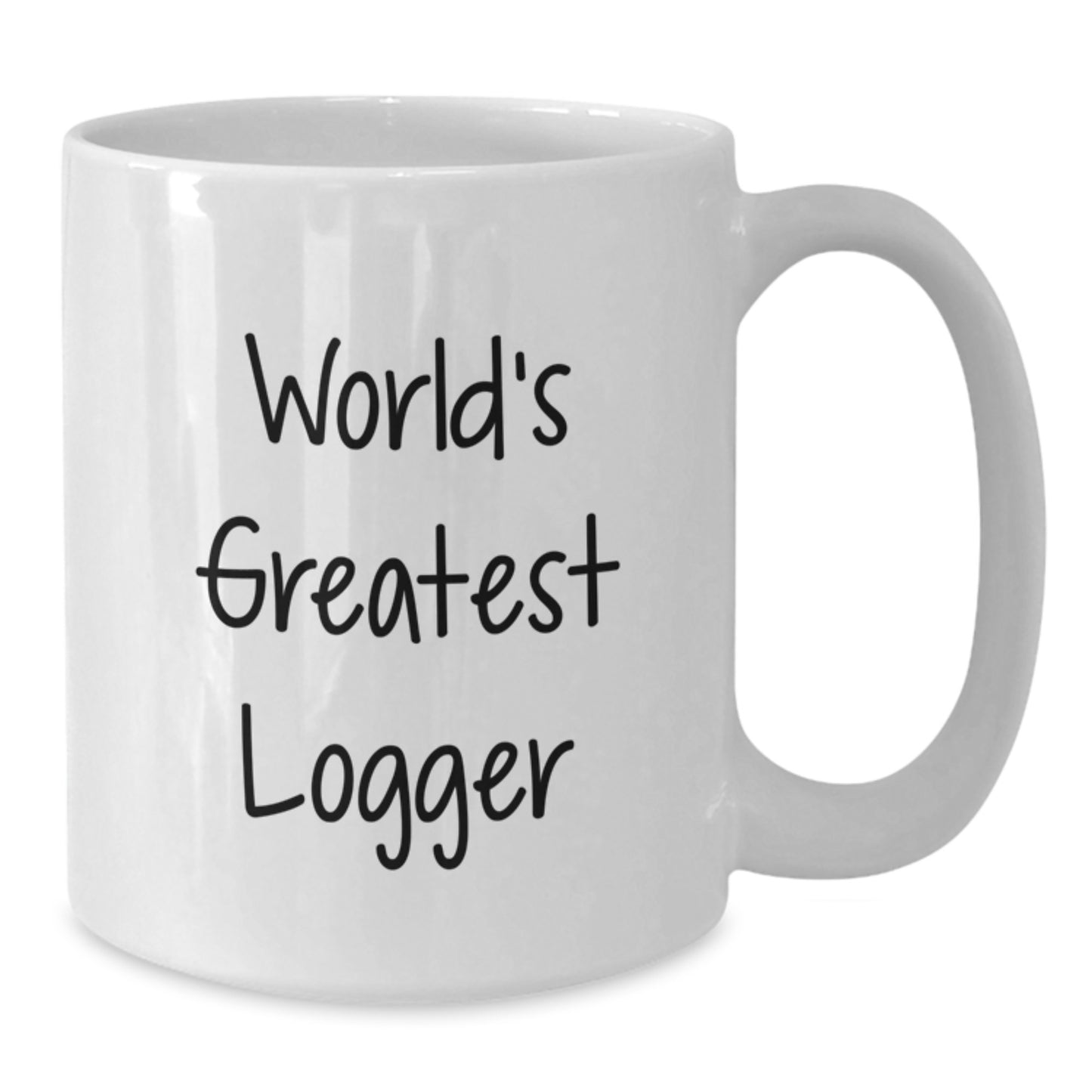 Logger Keepsake White Ceramic Coffee Mug for Him Birthday Gift 11oz - Additional