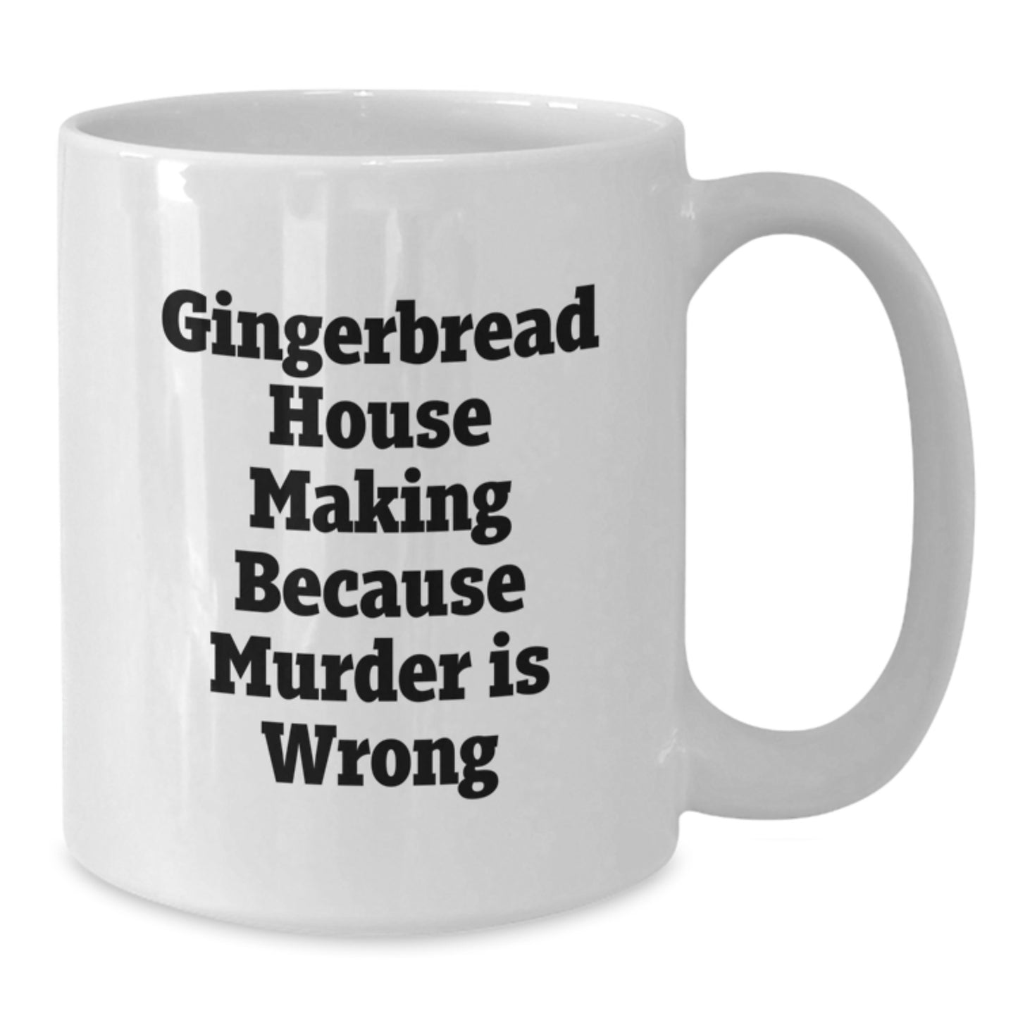 Gingerbread House Making Fun Graduation Gift for Him or Her - White Coffee Mug with Funny Quote Gifts from Family and Friends - Additional