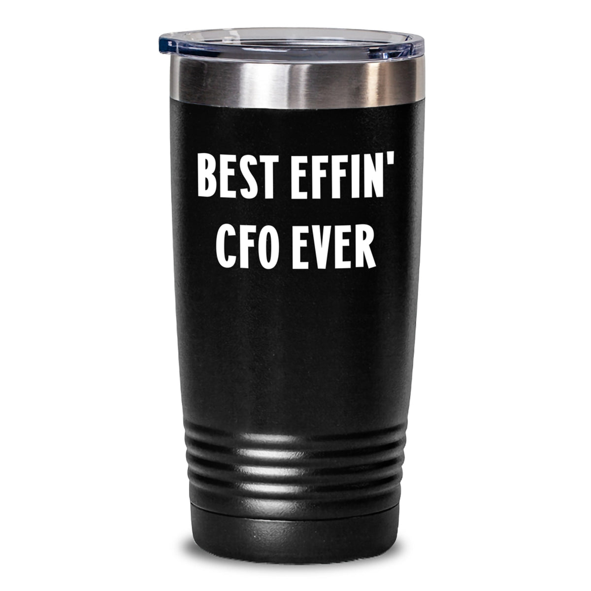 Funny CFO Gifts for Him - Best Effin' Cfo Ever Tumbler, Valentine's Unique Gifts from Men to CFO, 20oz or 30oz Stainless Steel Tumbler - Main