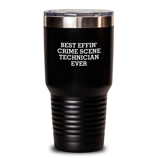 Funny Crime Scene Technician Gifts from Friends, Valentine's Unique Tumblers for Crime Scene Technician, Best 'Effin' Ever - Main
