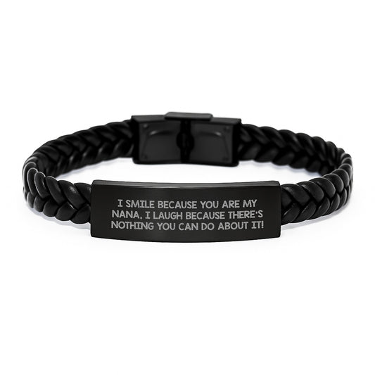 Christmas Gift for Her Playful Nana Bracelet with a Humorous Present - Image 1