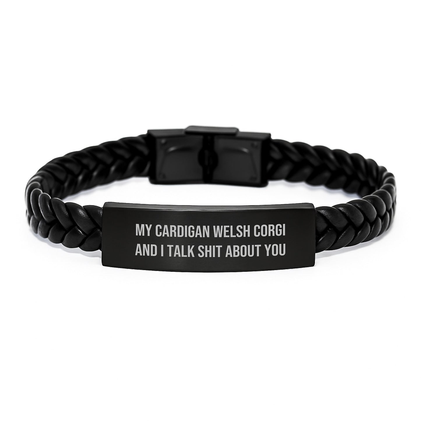 Birthday Gift Cardigan Welsh Corgi Leather Bracelet for Her Present - Image 1