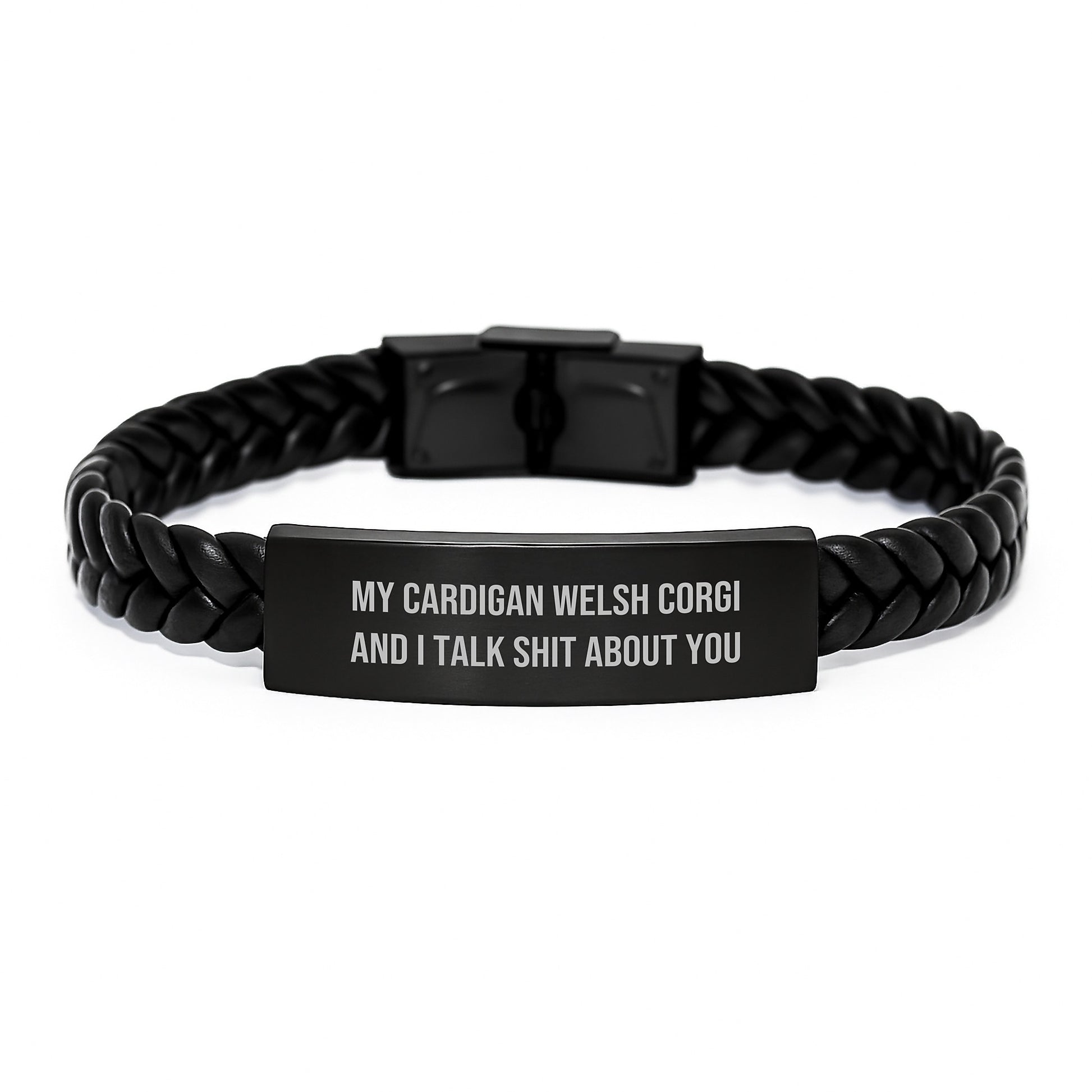 Birthday Gift Cardigan Welsh Corgi Leather Bracelet for Her Present - Image 1