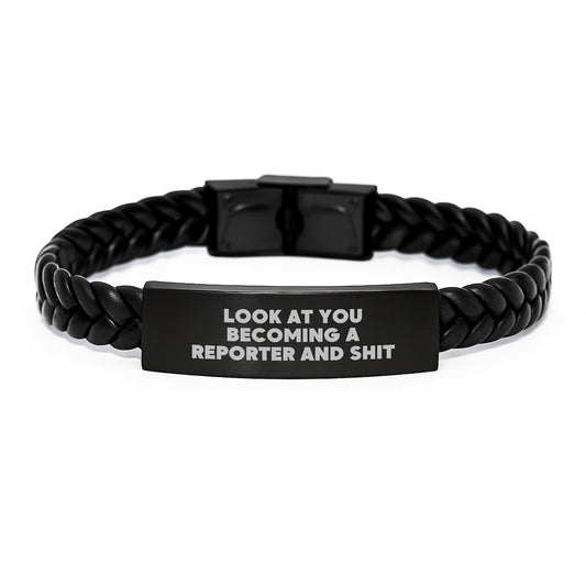 Sassy Reporter Keepsake Bracelet Novelty for Friends Birthday Gift - Image 1