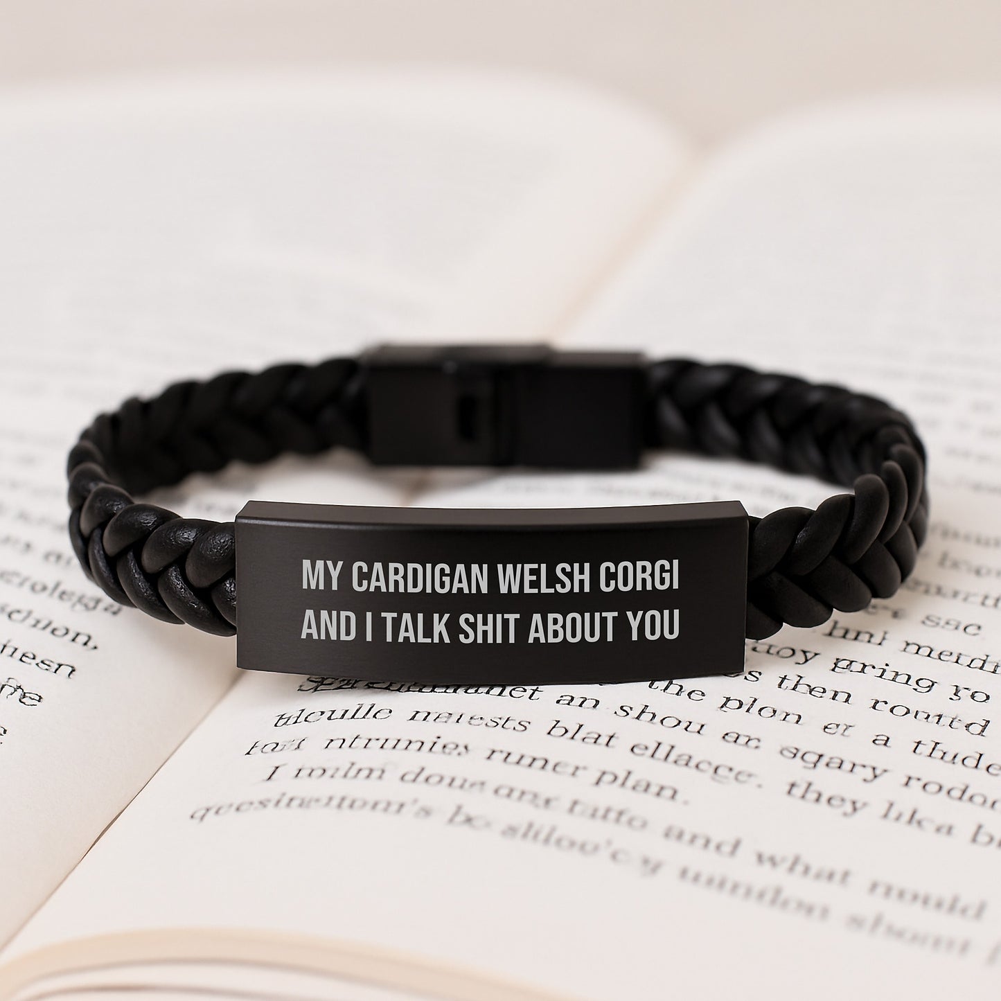 Birthday Gift Cardigan Welsh Corgi Leather Bracelet for Her Present - Image 3