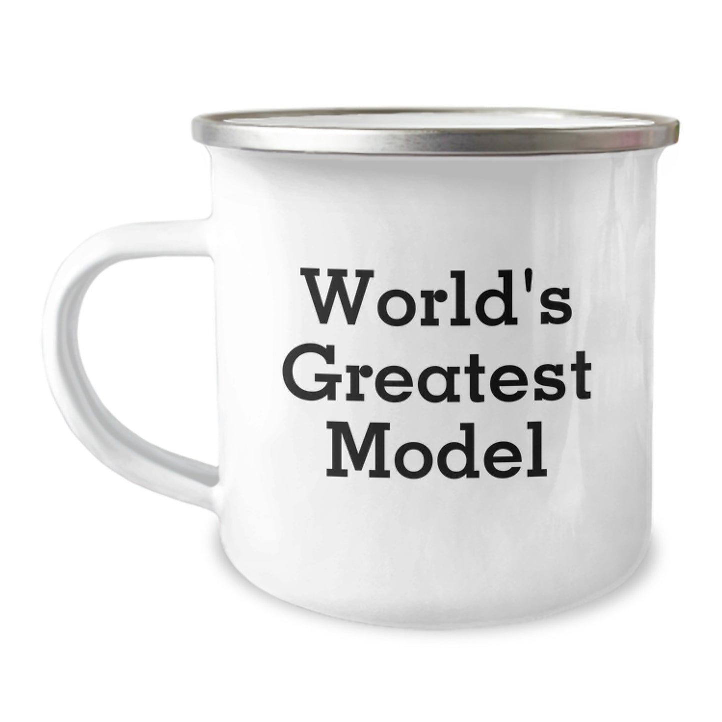 Funny 'World's Greatest Model' Gifts for Him - Model Enthusiast Camping Mug, Perfect for Father's Day Unique Gifts from Family and Friends - Image 1