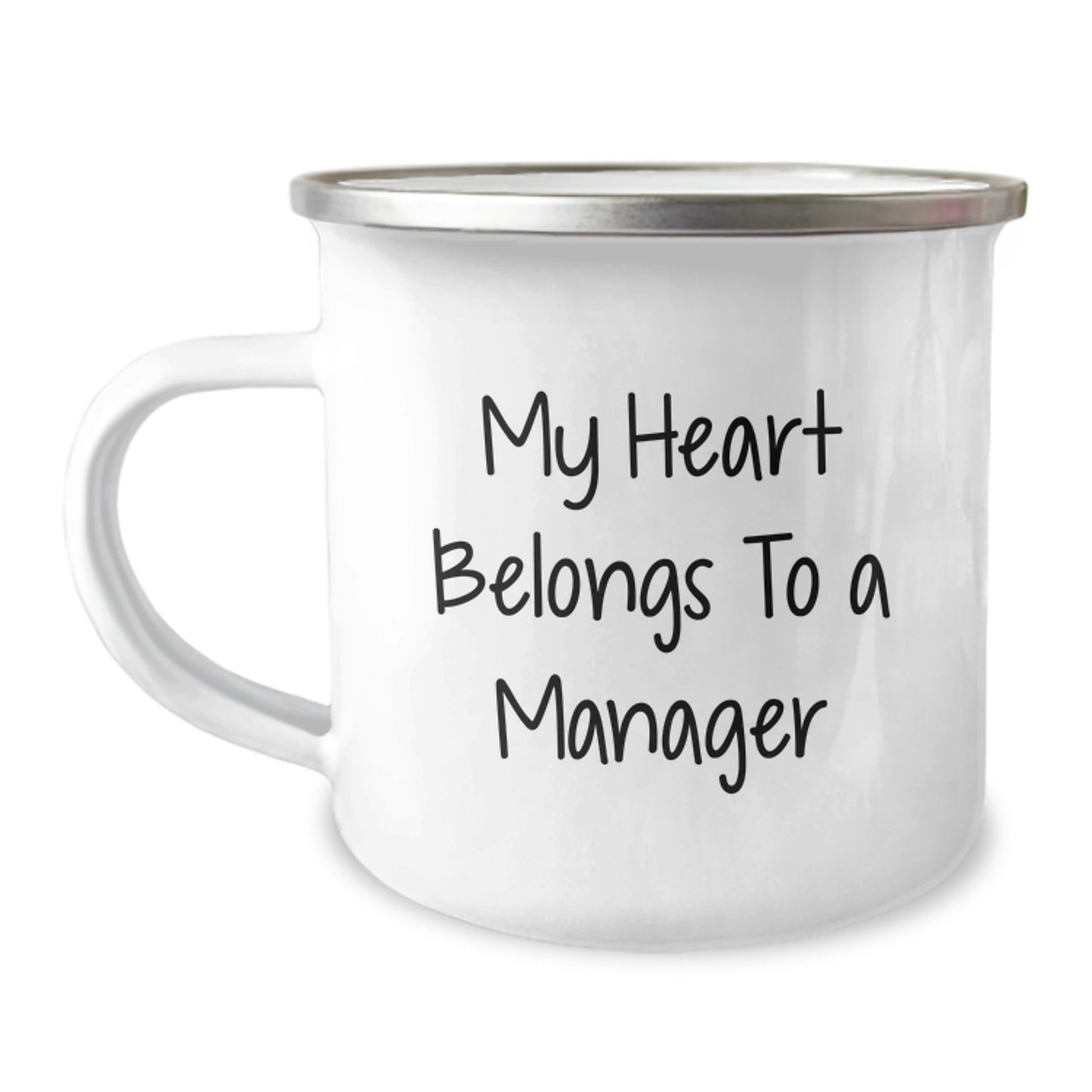 Funny Manager Gifts from Friends, My Heart Belongs To A Manager, Perfect Graduation Unique Gifts for Manager Men - Image 1