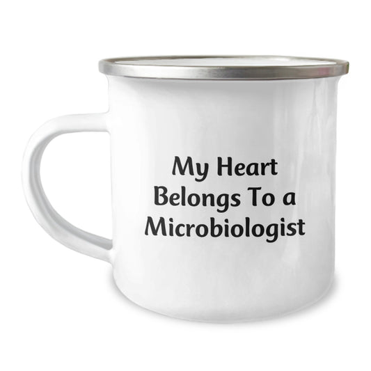 Cute Microbiologist Gifts for Him Her from Friends Family - Funny Quote Camping Mug, Graduation Unique Gifts for Microbiologist Lovers - Image 1