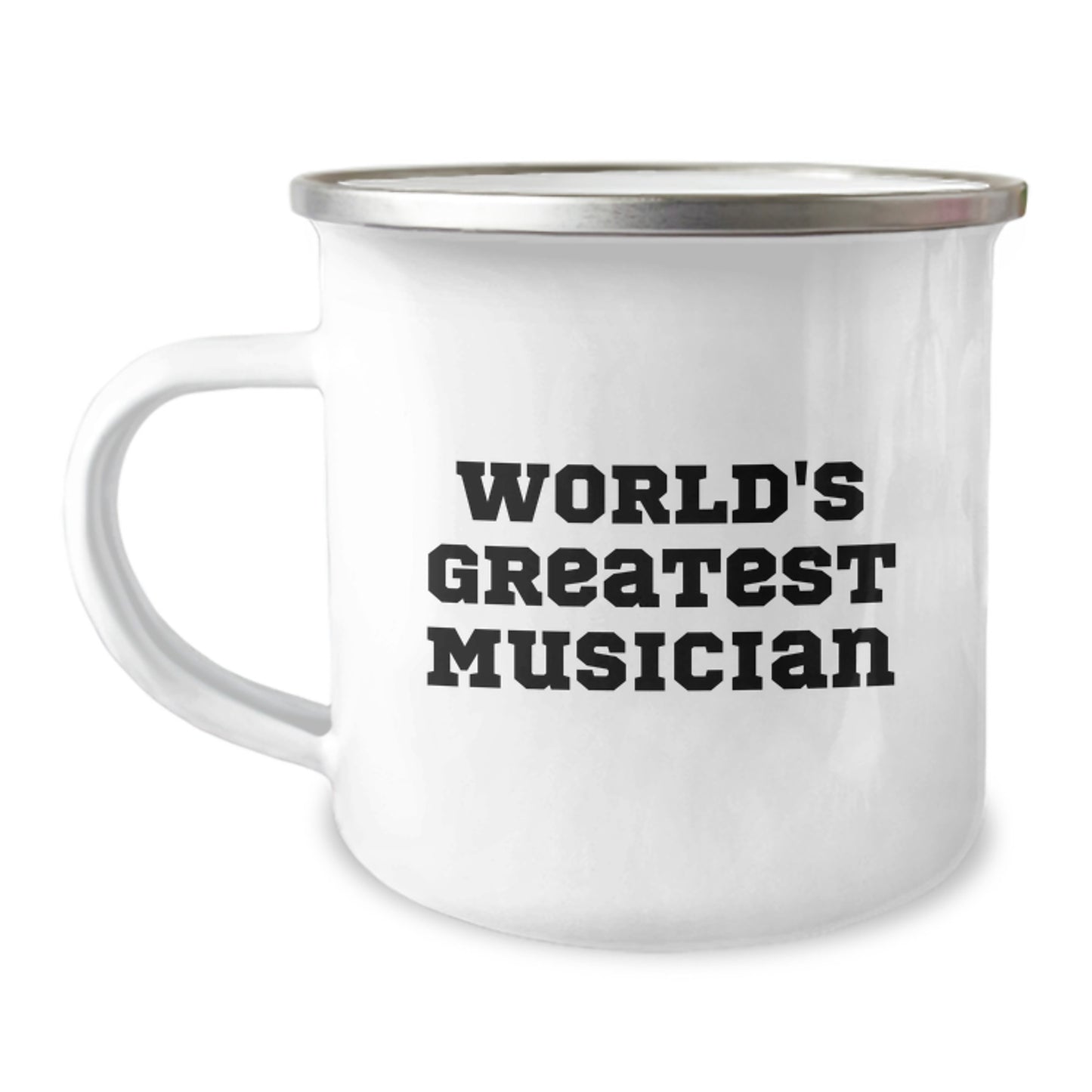 Funny World's Greatest Musician Gifts from Friends to Musician Men Camping Mug for Graduation Unique - Image 1