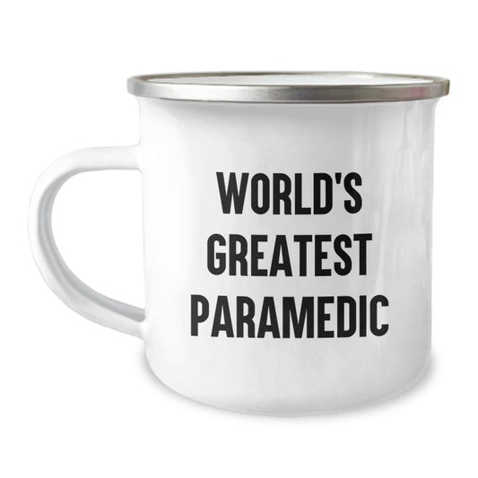 Funny World's Greatest Rescue Worker Gifts from Mom for Rescue Worker Men on Mother's Day Camping Mug - Image 1