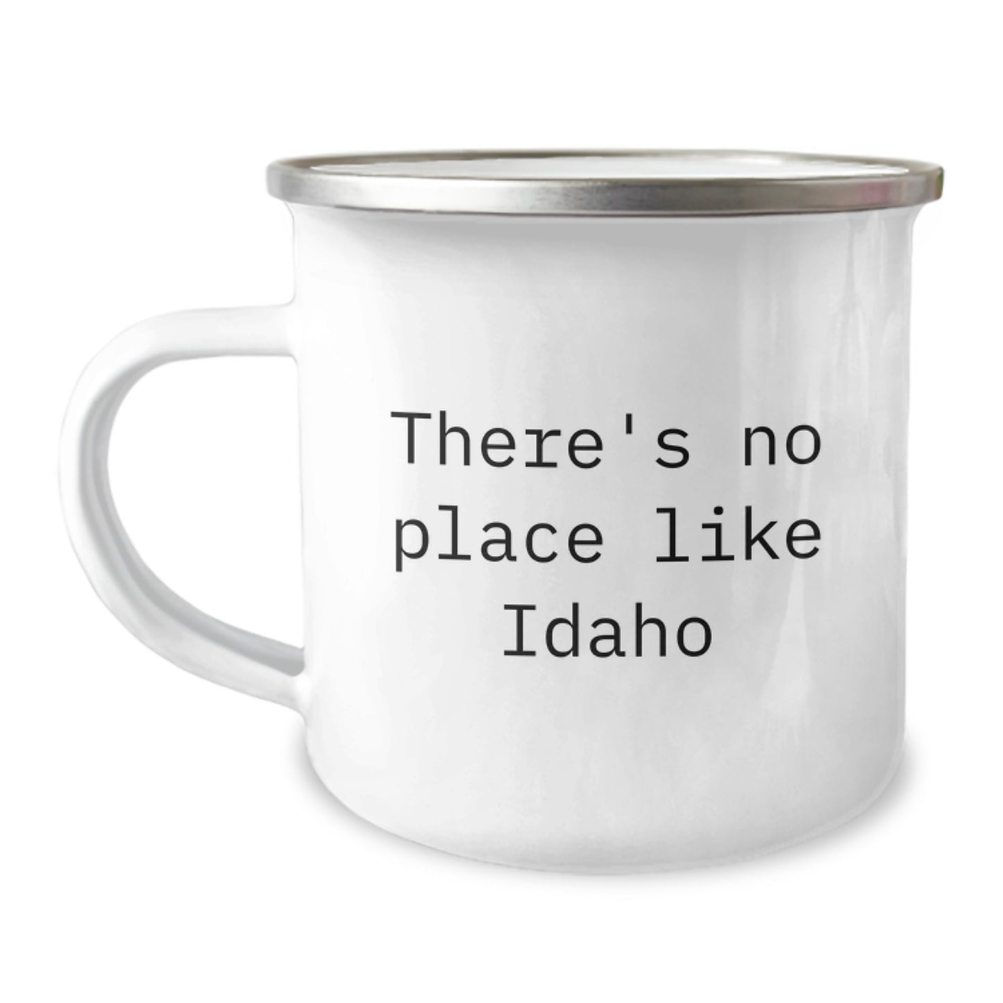 Idaho Love Gifts from Friends and Family for Graduation Unique - Funny Camping Mug, 'There's No Place Like Idaho' Quote, Perfect for Idaho Enthusiasts, Men, Women, and Coworkers - Image 1