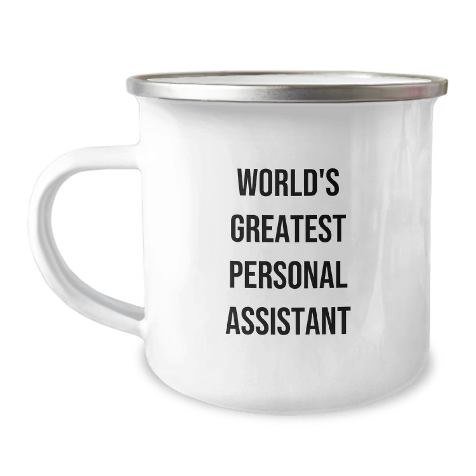 Funny Personal Assistant Gifts from Family - World's Greatest Personal Assistant Camping Mug for Mom - Image 1