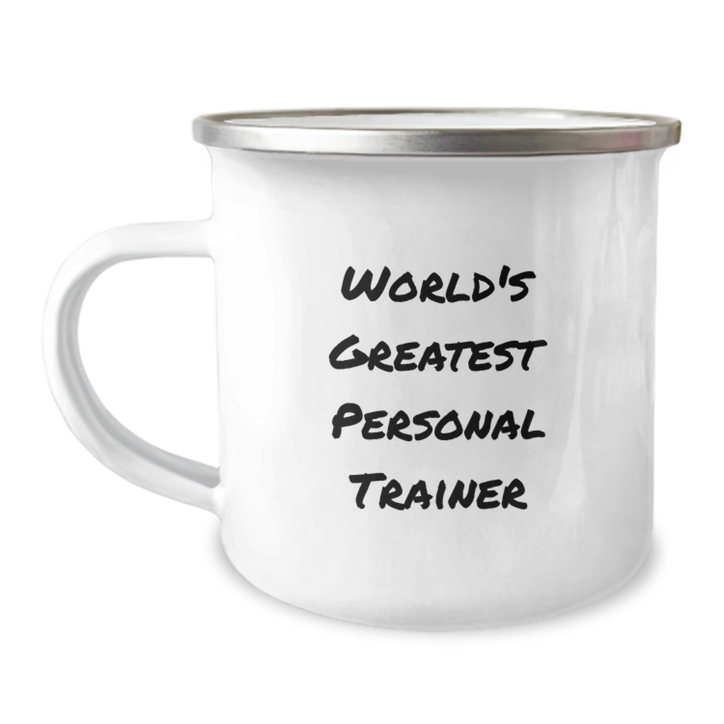 For Him Gift Camping Mug – World's Greatest Personal Trainer - Image 1