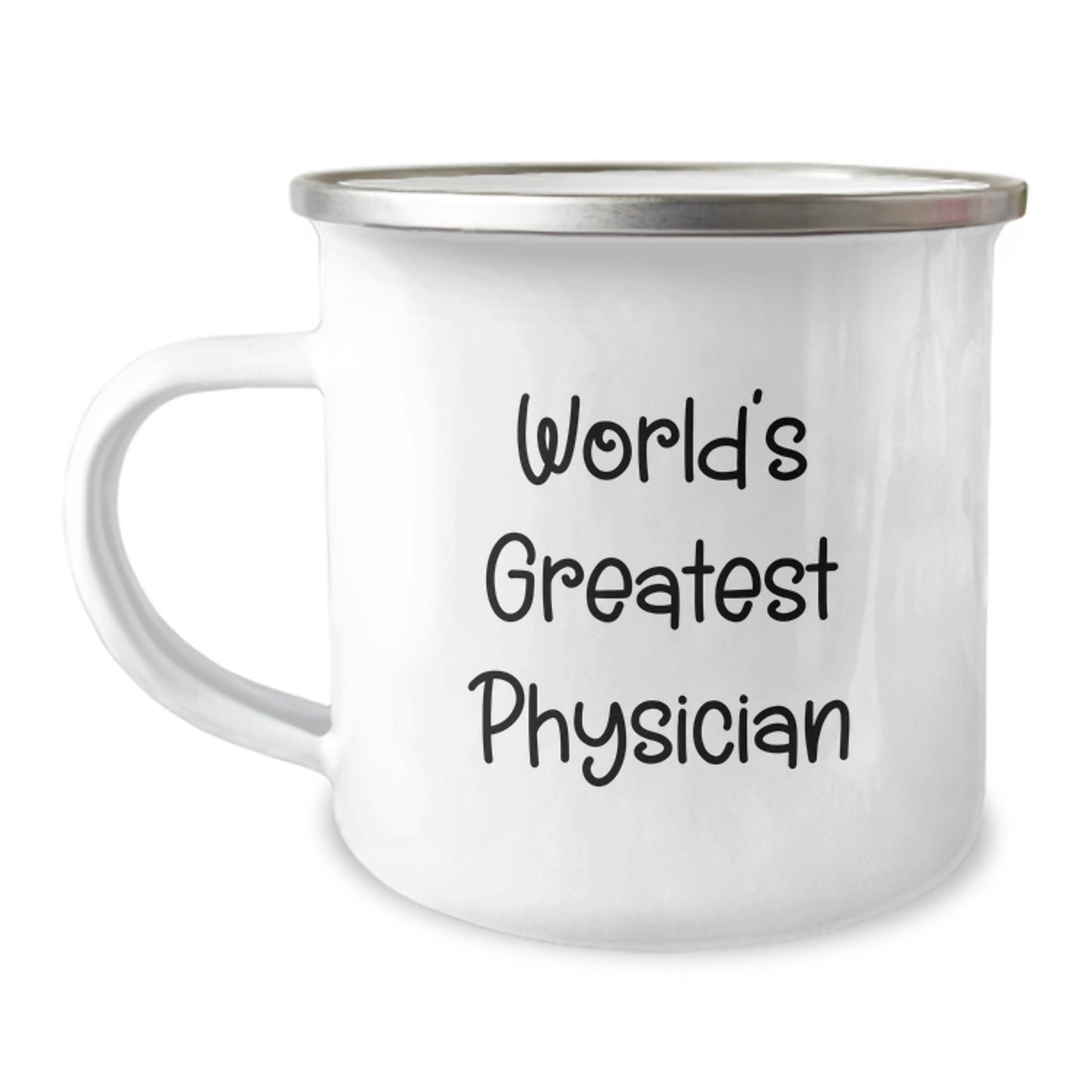 Funny Inspirational Gifts from Men to Women World's Greatest Physician Camping Mug Perfect for Mother's Day - Image 1