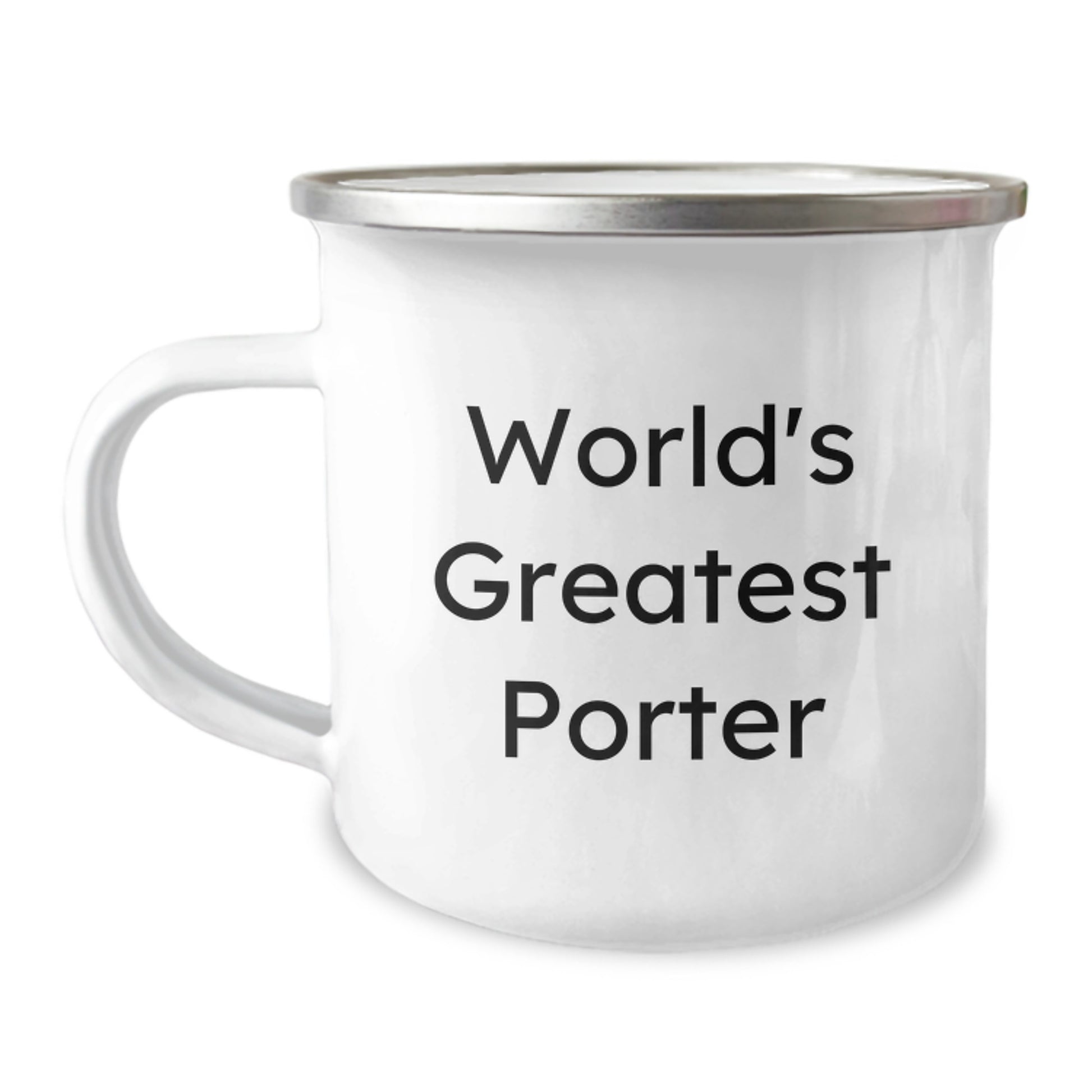 Porter Keepsake Camping Mug for Him World Greatest Porter Birthday Gift - Image 1