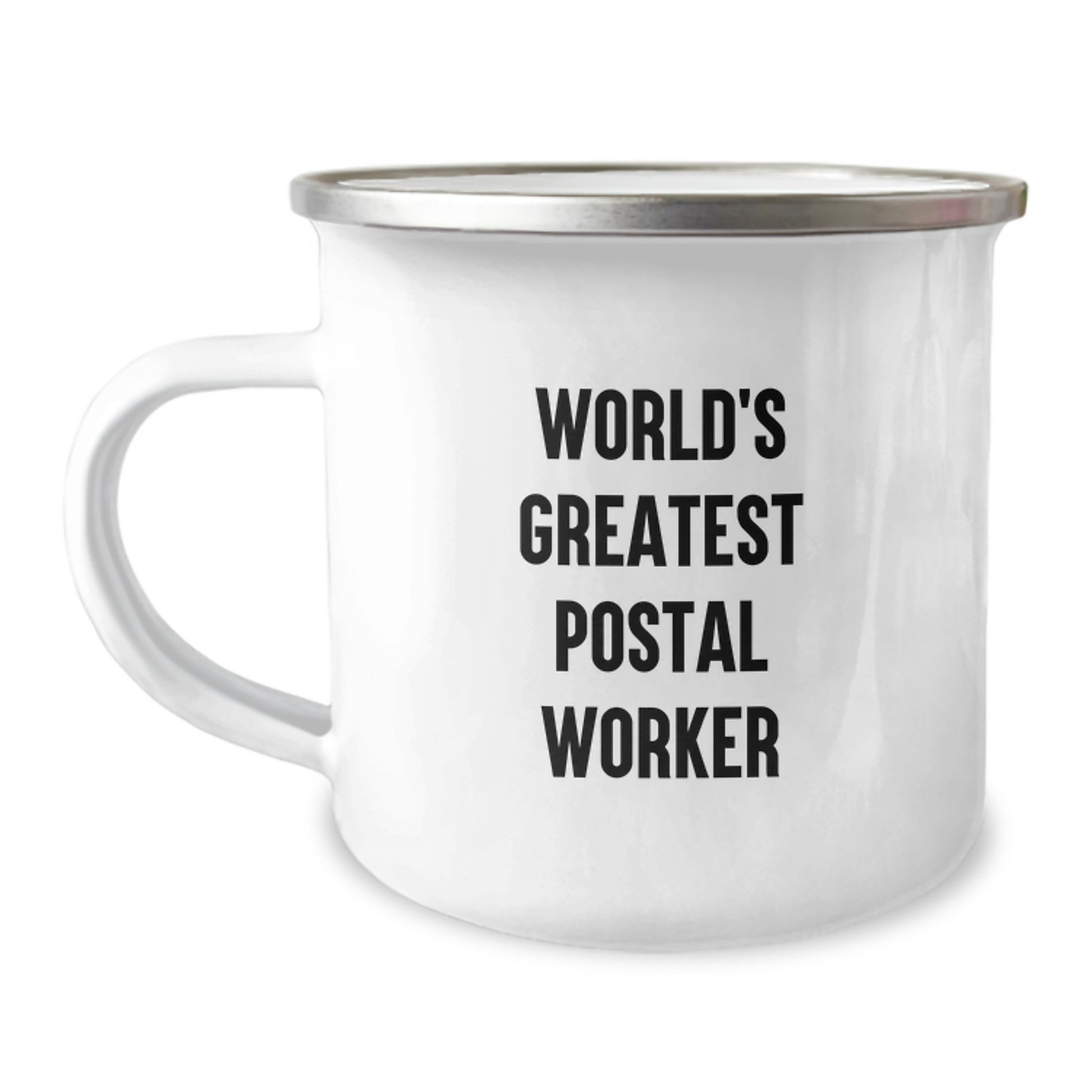 Postal Worker Keepsake Camping Mug for Him Birthday Gift - Image 1