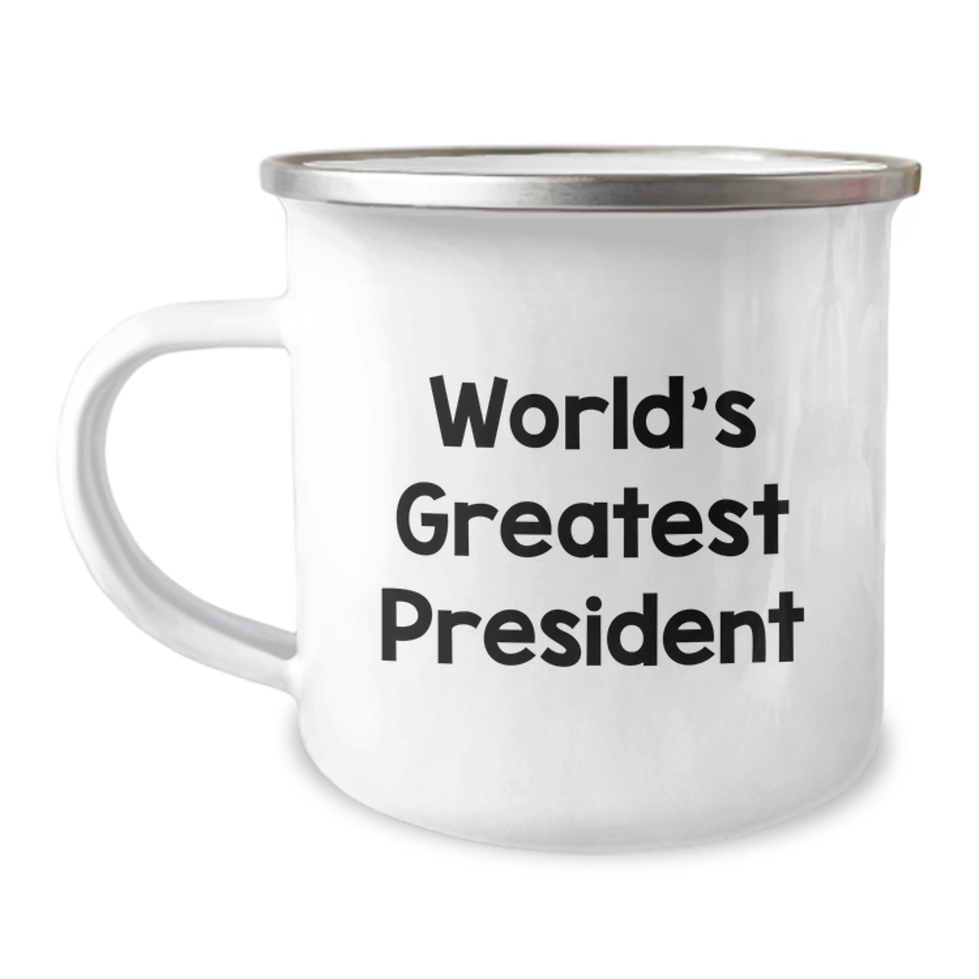 Funny World's Greatest President Gifts for President Men - President Camping Mug for Graduation Unique Gifts from Family - Image 1