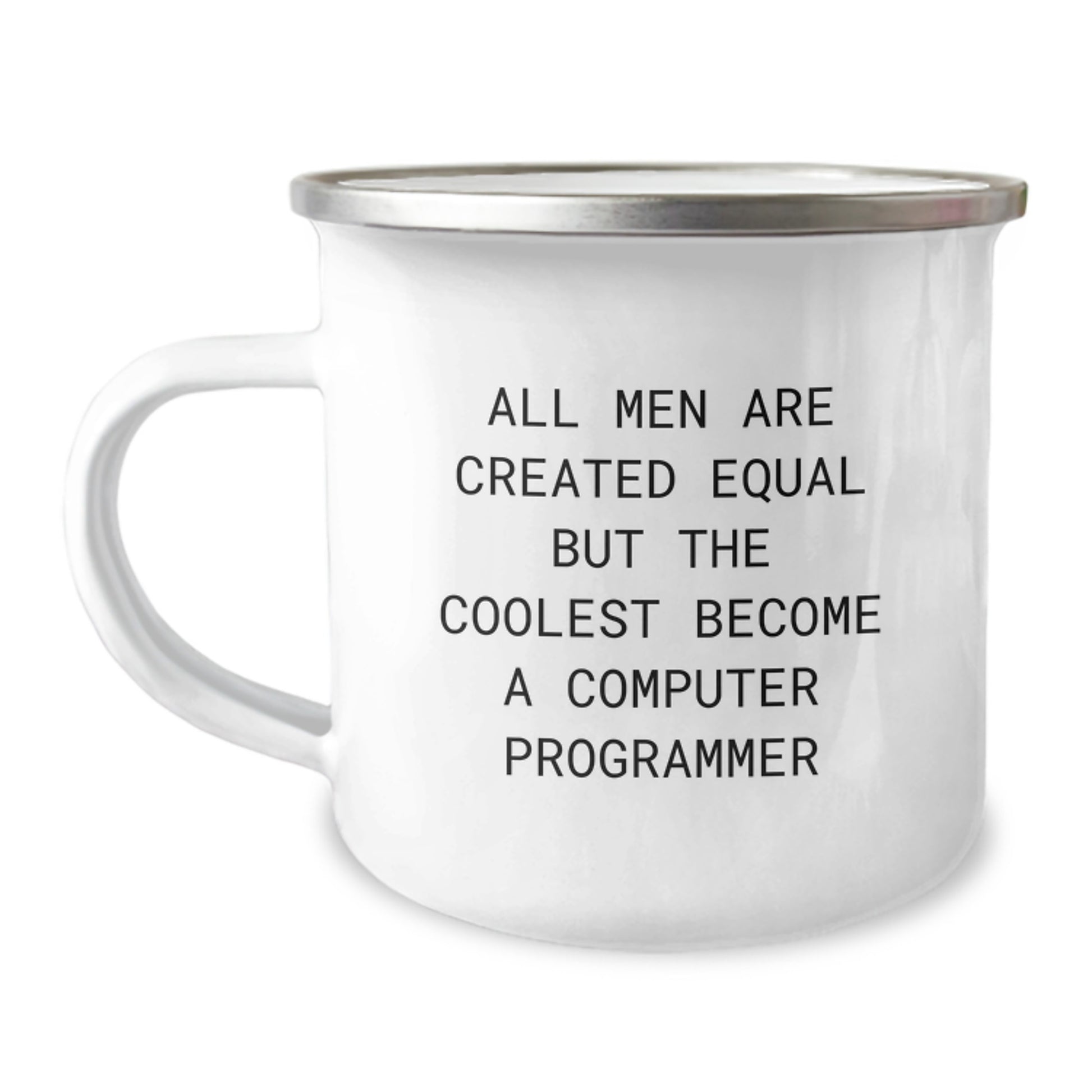 Funny Computer Programmer Gifts for Men - Camping Mug with Inspirational Quote - Gifts from Dad, Husband, or Friend for Father's Day - Image 1