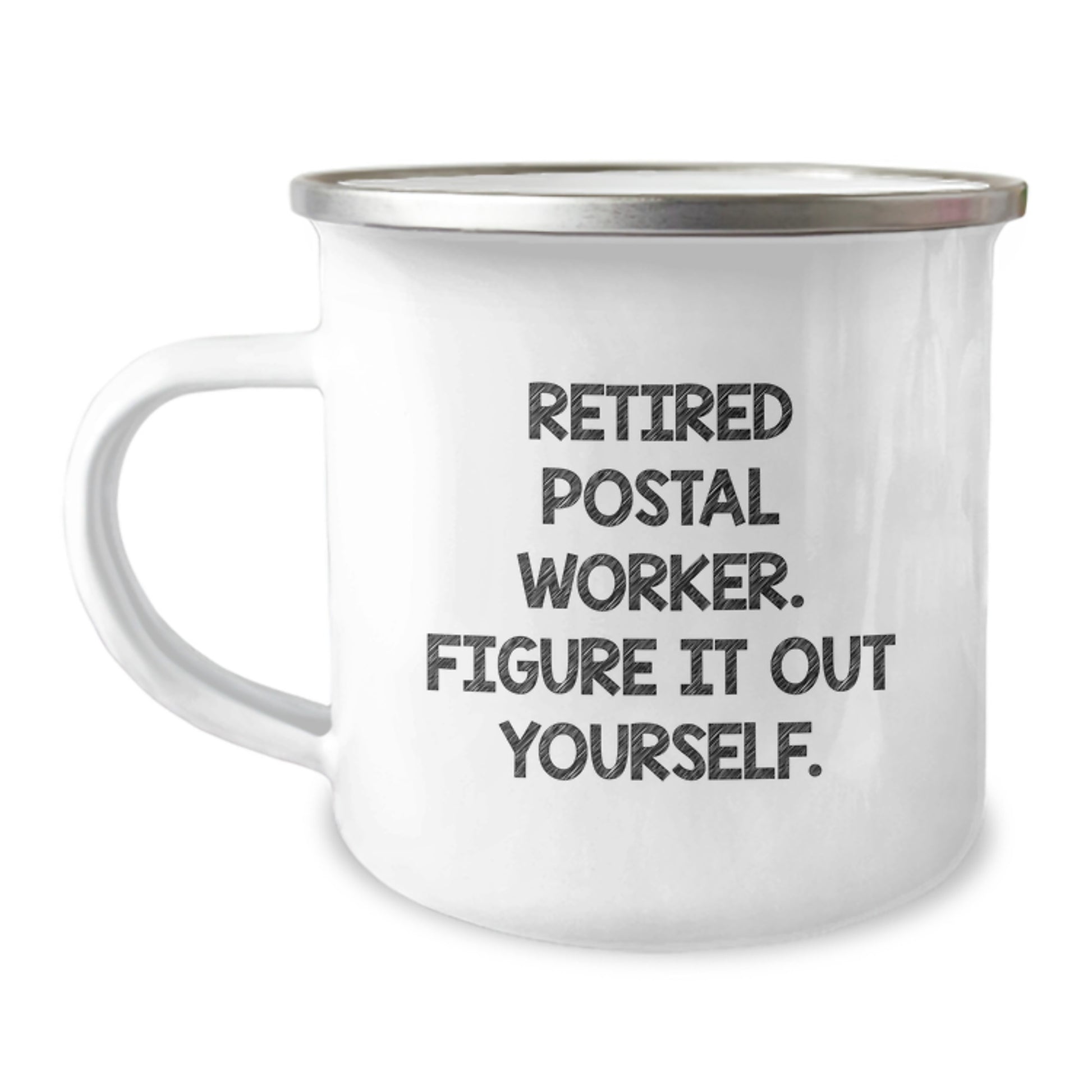 Funny Postal Worker Gifts for Men, Unique Camping Mug for Friends, Graduation Unique Gifts from Coworkers - Image 1