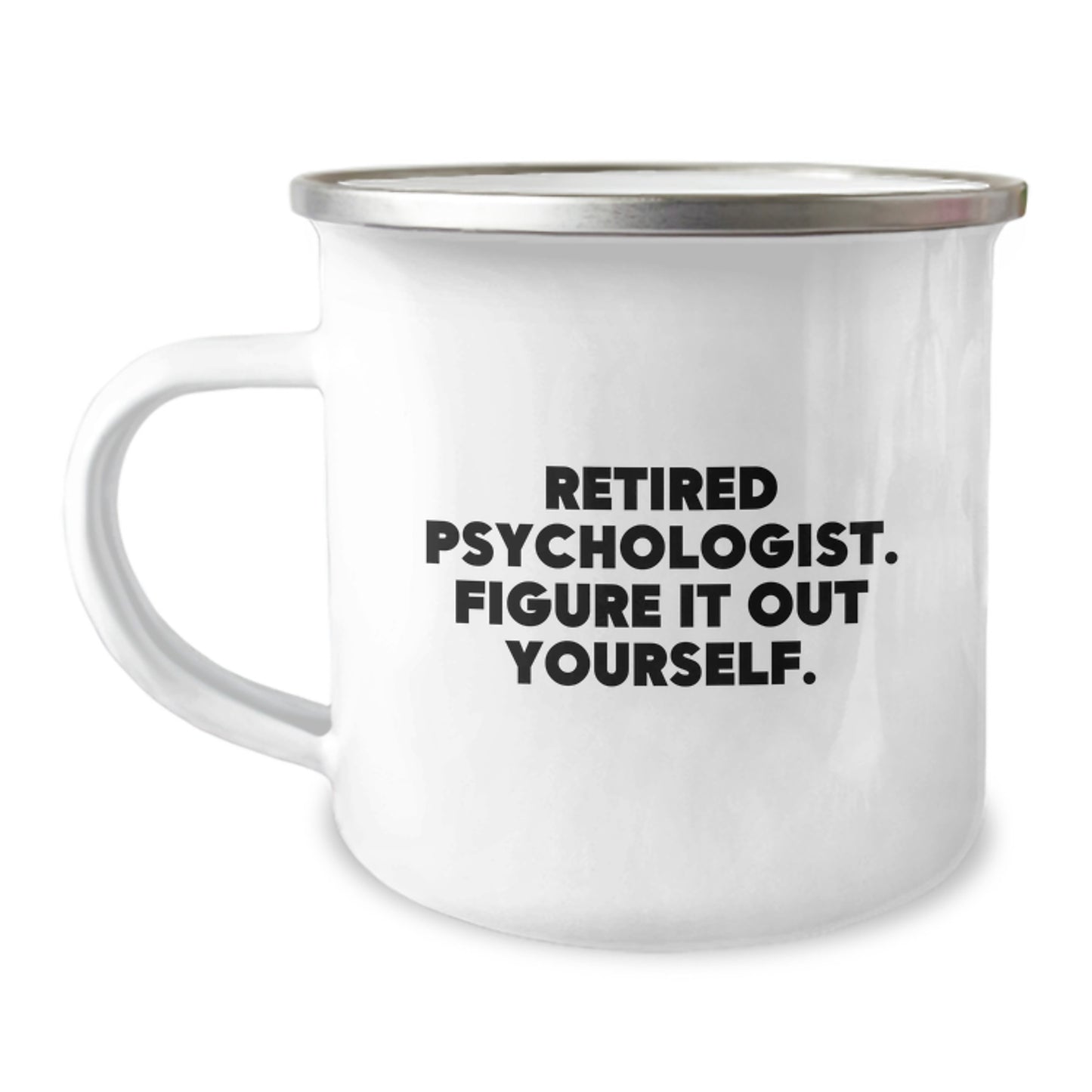 Funny Psychologist Gift, Graduation Unique Gifts for Men from Friends, Camping Mug for Him - Image 1