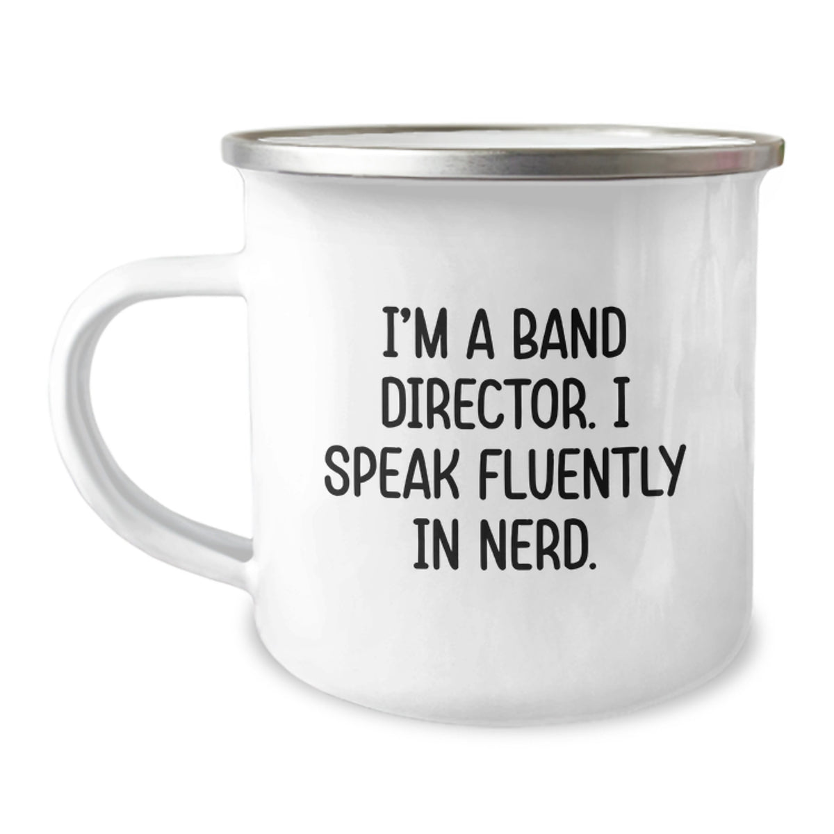 Funny Band Director Gifts from Friends - I'm A Band Director. I Speak Fluently In genius. Birthday Unique Gifts, Camping Mug for Band Directors, Birthday Unique Coffee Mugs - Image 1