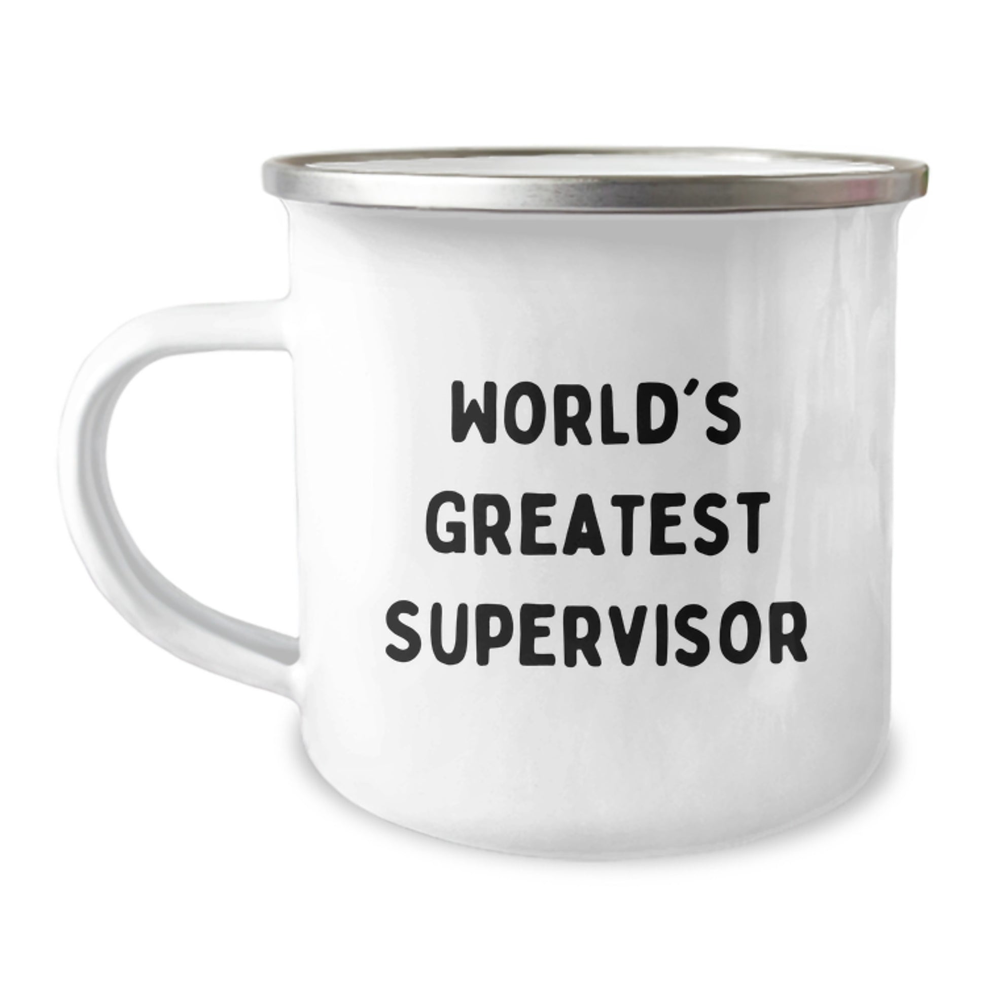 Funny Supervisor Gifts from Men to World's Greatest Supervisor Graduation Unique Gifts for Supervisor Camping Mug - Image 1