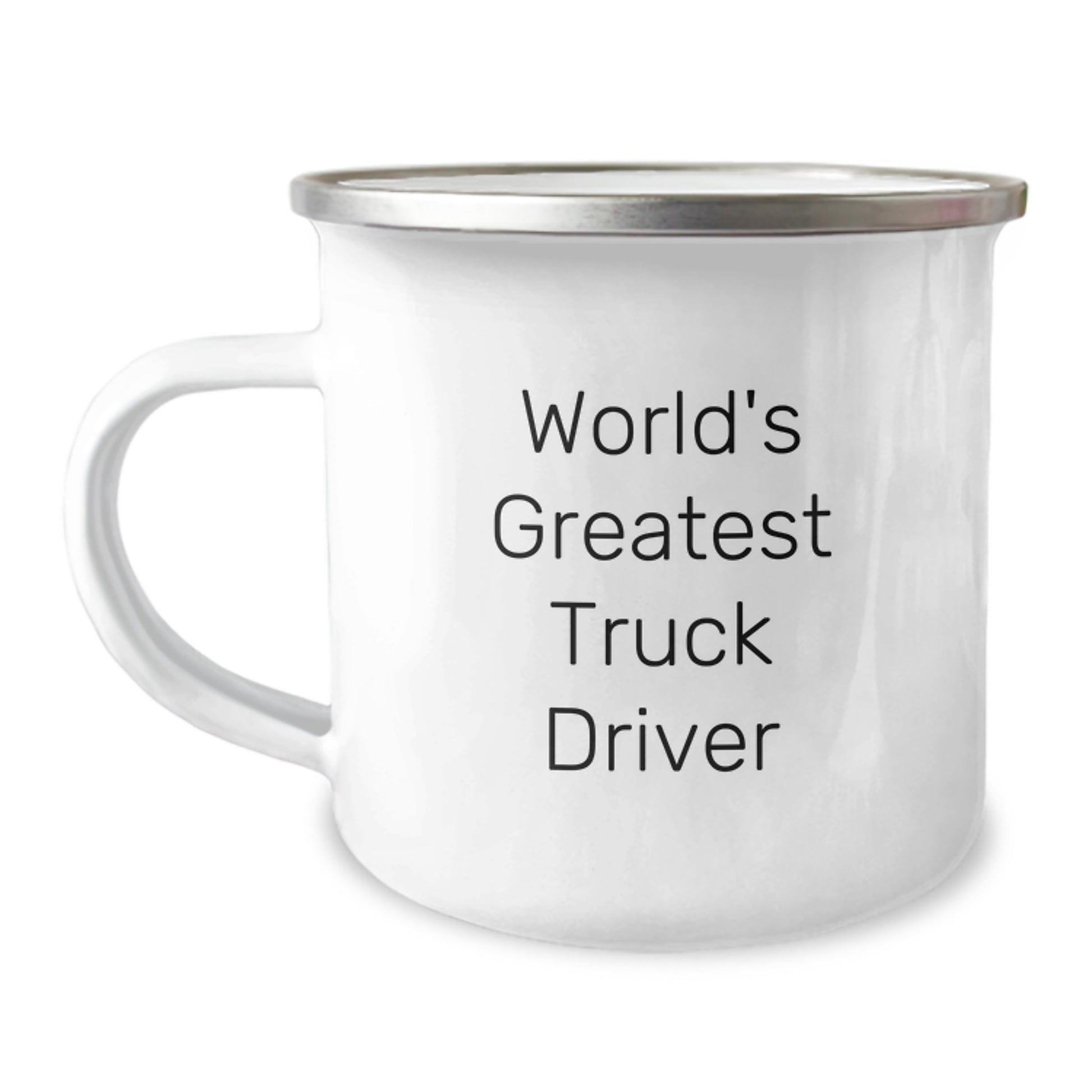 Funny Truck Driver Gifts from Men Unique for World's Greatest Dad on Father's Day Camping Mug - Image 1