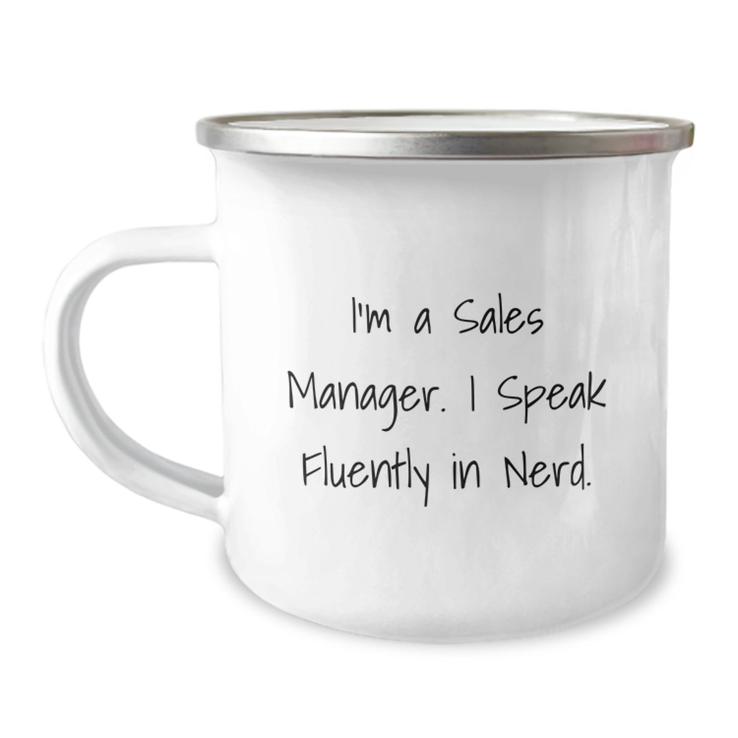 Funny Sales Manager Gifts from Friends for Graduation Unique - I'm A Sales Manager. I Speak Fluently In genius. - Image 1