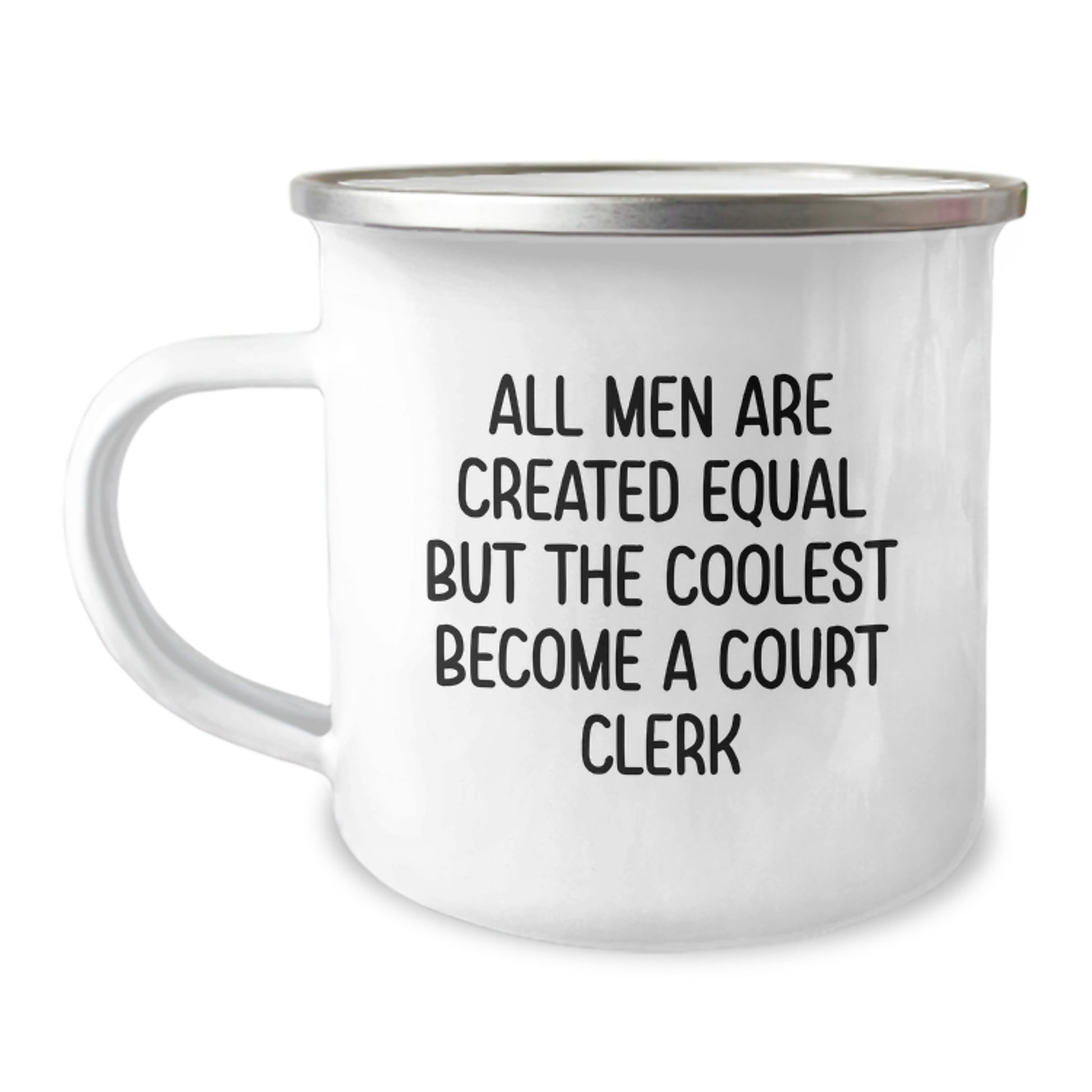 Unique Court Clerk Gifts from Family - Funny Camping Mug for Dad's Father's Day - Image 1