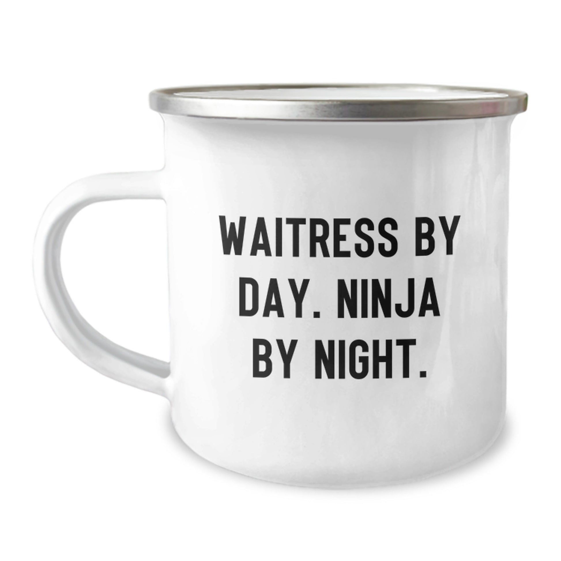Waitress By Day Funny Camping Mug Gifts from Men for Waitress Graduation Unique - Image 1