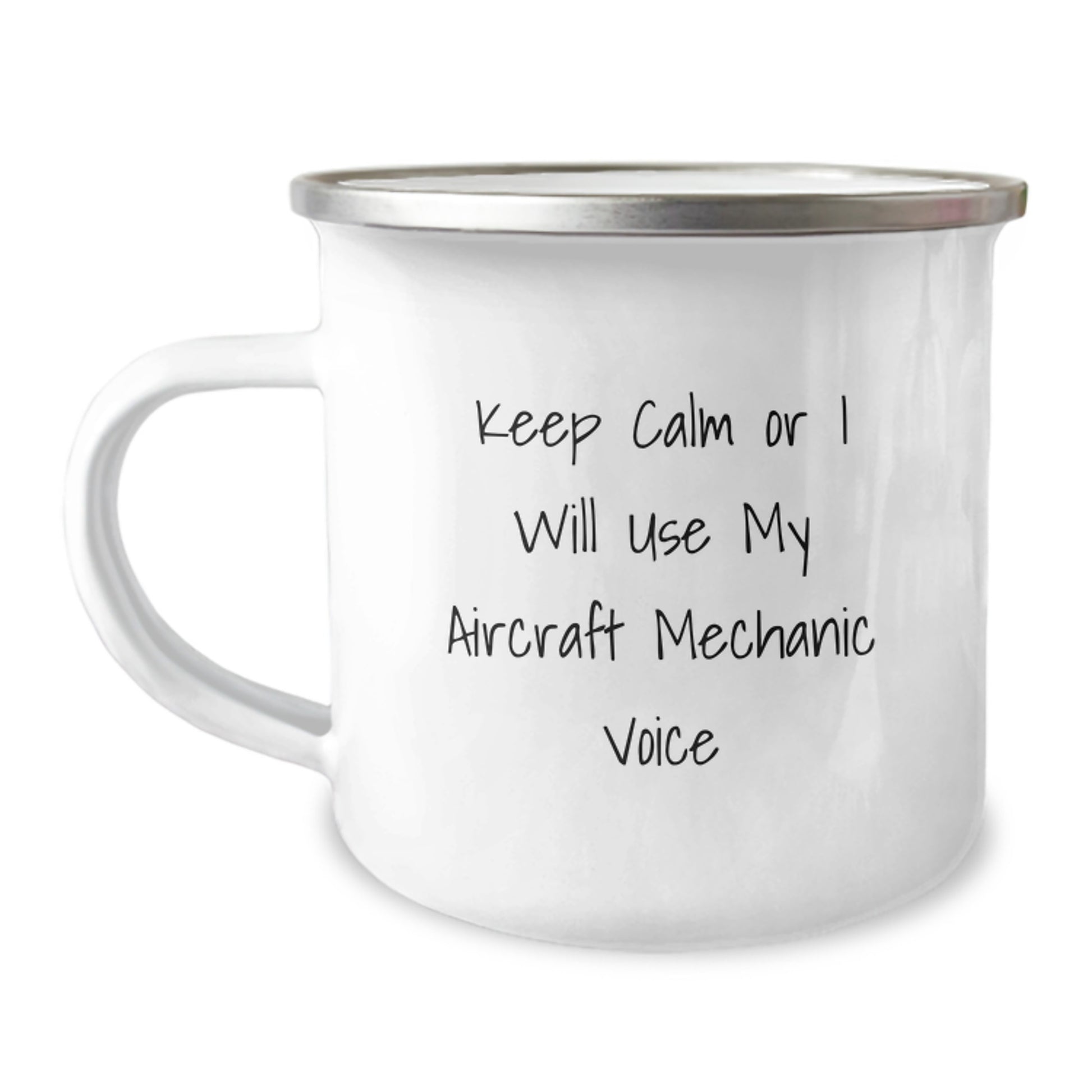 Funny Aircraft Mechanic Gifts from Men - Mother's Day Unique for Women Camping Mug - Image 1