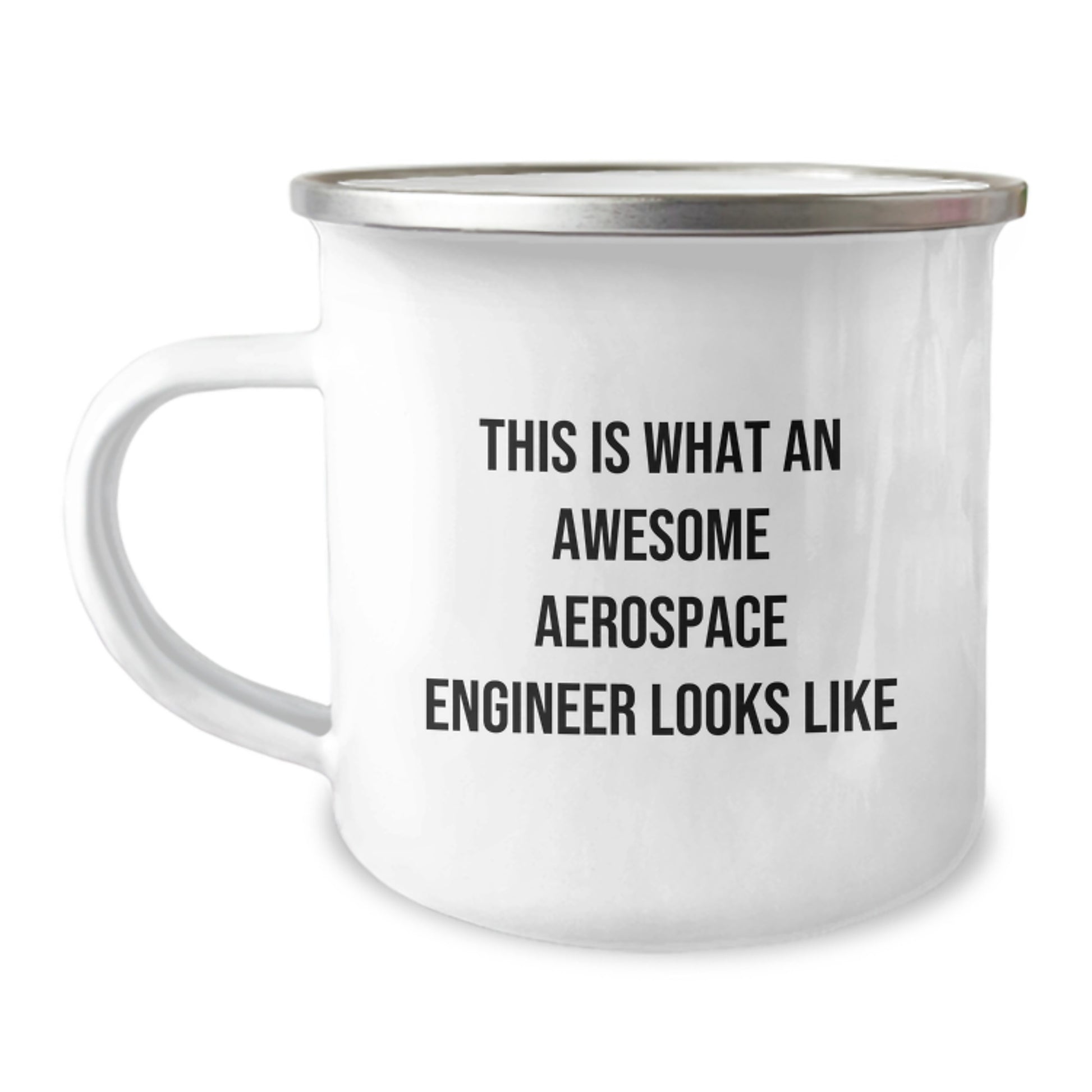 Aerospace Engineer Graduation Gifts from Friends, This Is What An Awesome Aerospace Engineer Looks Like Camping Mug - Image 1