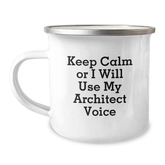Architect Keepsake Premium Camping Mug for Him - Christmas Gift - Image 1