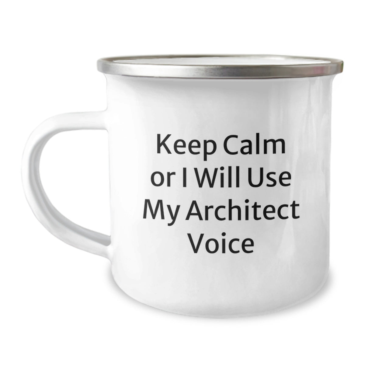 Witty Gift for Friends Keep Calm Or I Will Use My Architect Voice - Image 1