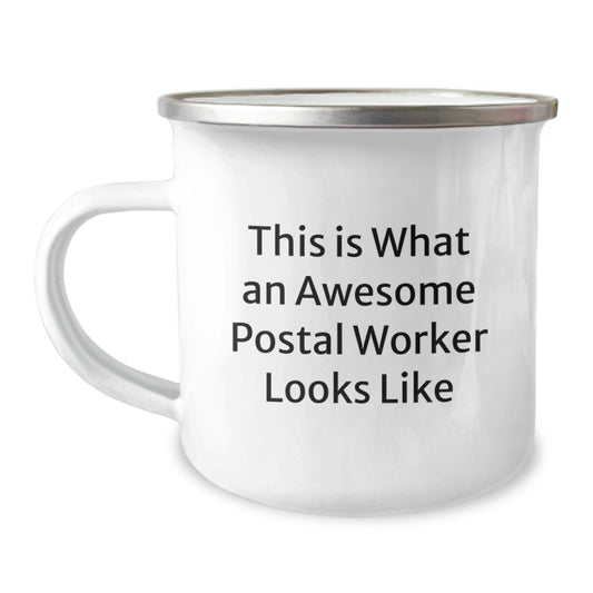 Funny Postal Worker Gifts for Postal Worker, Camping Mug for Graduation Unique Gifts from Family, Friends, Coworkers - Image 1